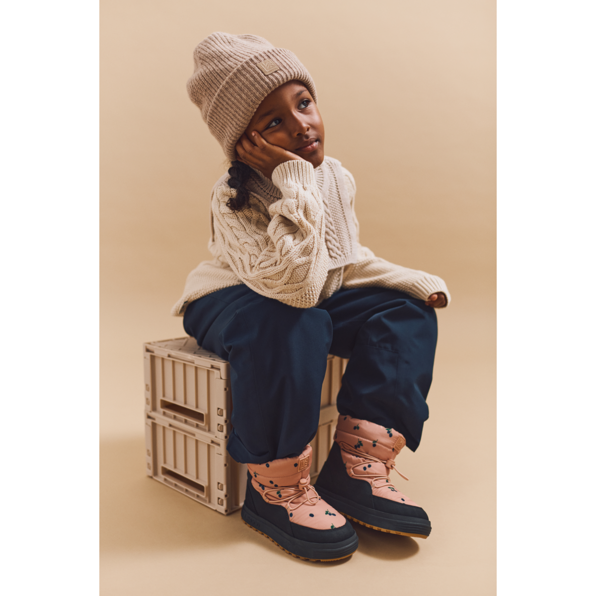Liewood Bottes de Neige ZOEY - Berry / Pale Tuscany - Botte de neige