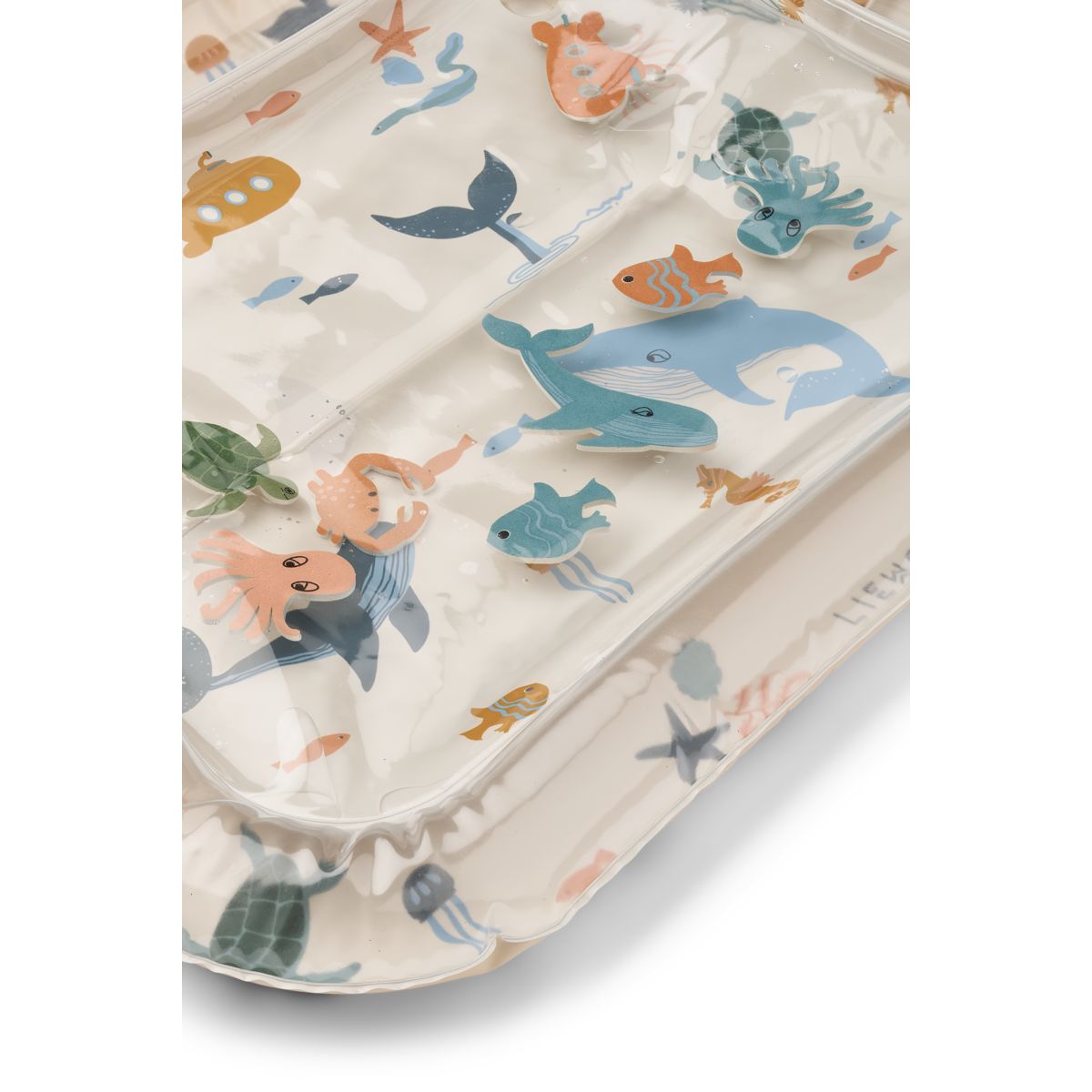 Liewood Tapis d'activités gonflable ELIN - Sea creature / Sandy - Jouets de bain