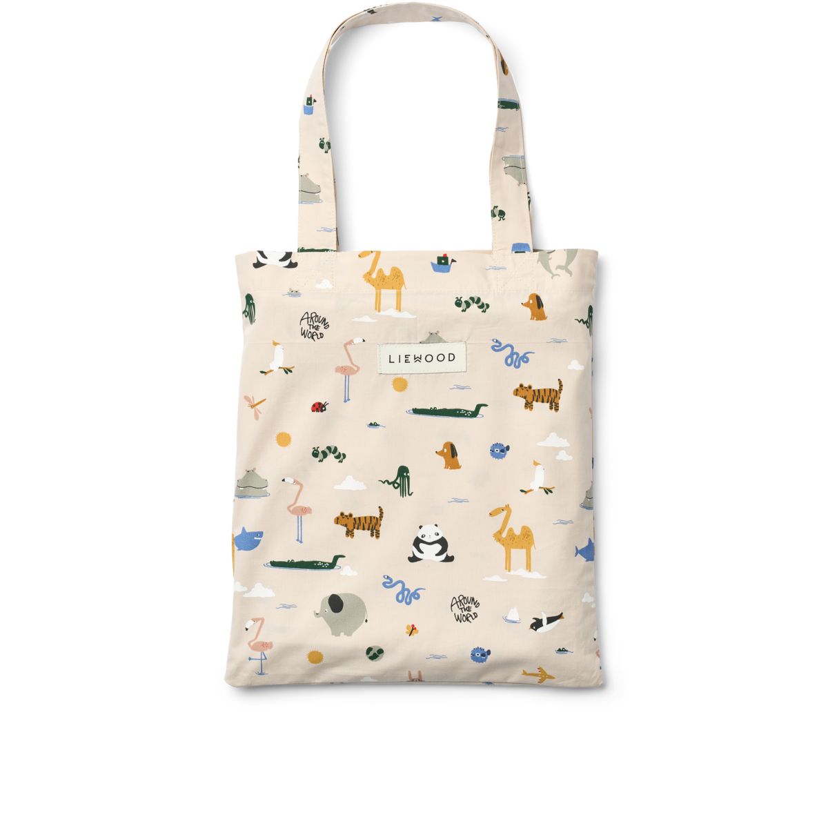 Liewood Linge de Lit pour Bébé CARMEN 70x100 - Around the world / Sandy - Linge de lit