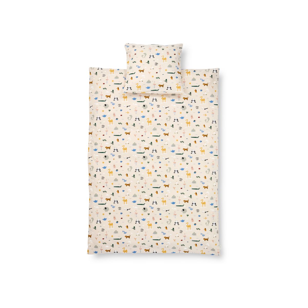 Liewood Linge de Lit pour Bébé CARMEN 70x100 - Around the world / Sandy - Linge de lit