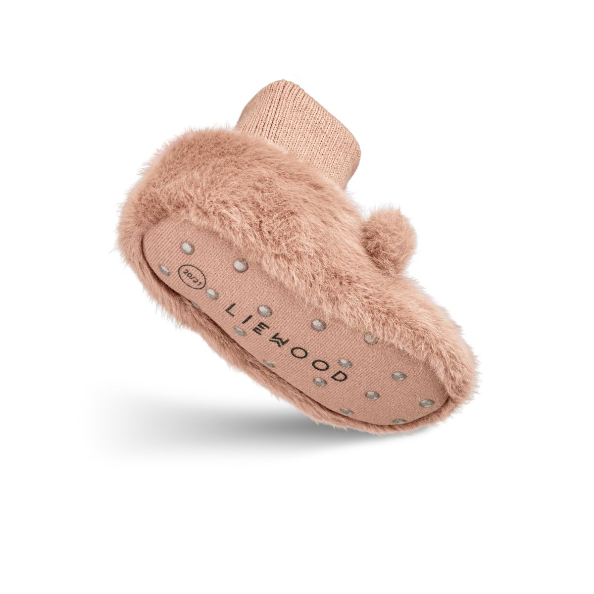 Liewood Chaussons Peluche Ours BETH - Pale tuscany - Pantoufles
