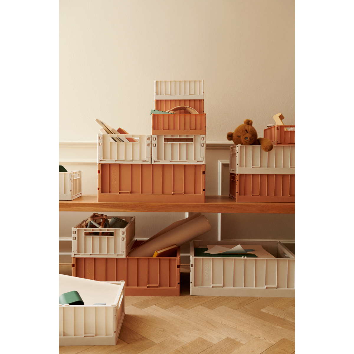 Liewood Boîte de rangement WESTON - LARGE - Tuscany rose - Boîtes de rangement