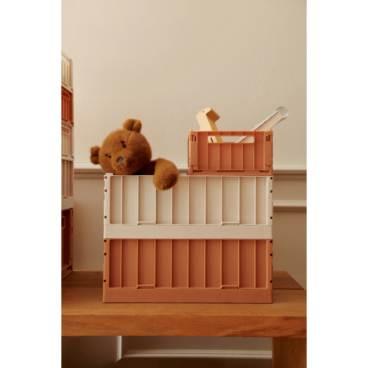 Liewood Boîtes de Rangement WESTON - PETIT, Lot de 2 - Tuscany rose - Boîtes de rangement