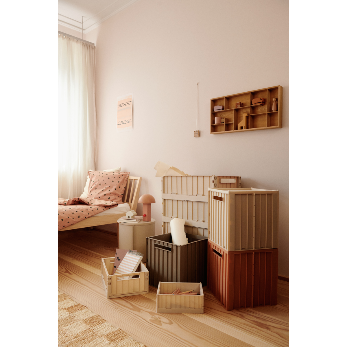 Liewood Boîte de Rangement avec Couvercle ELIJAH - Tuscany rose - Boîtes de rangement