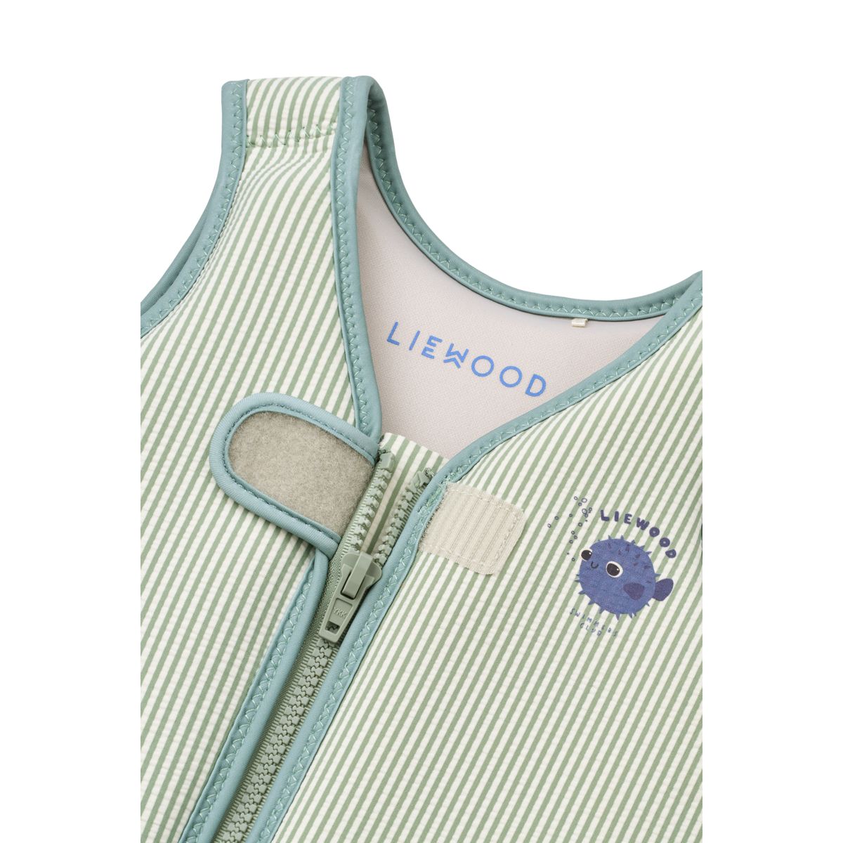 Liewood Gilet de Bain en Tissu Gaufré DOVE - Peppermint / Sandy - Gilet de natation