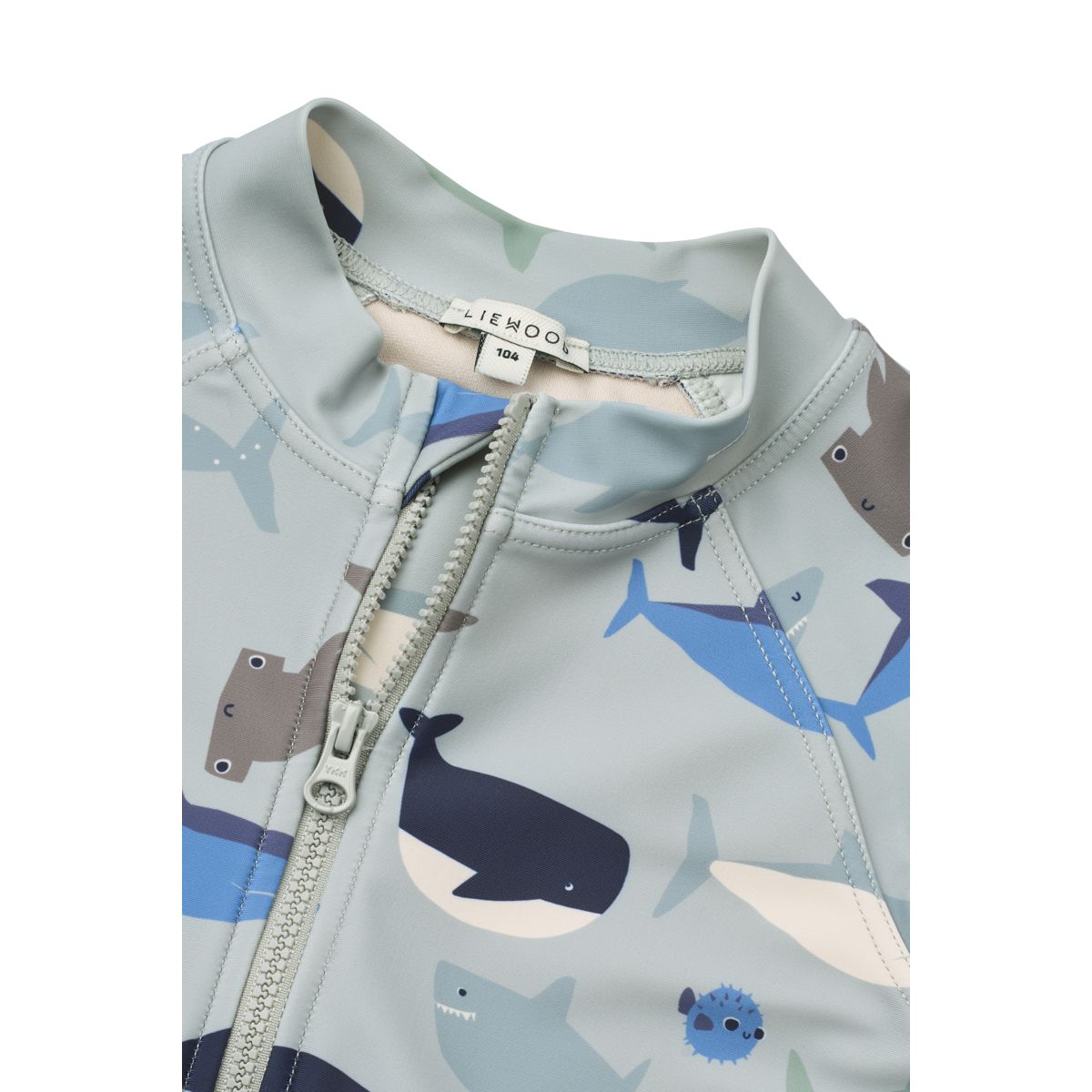 Liewood Combinaison de bain Max - Shark / Dove blue - Maillot de bain