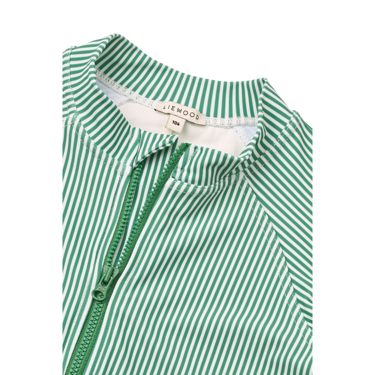 Liewood Combinaison Bain à Manches Longues et à Rayures MAX - Bright garden / Creme de la creme - Maillot de bain