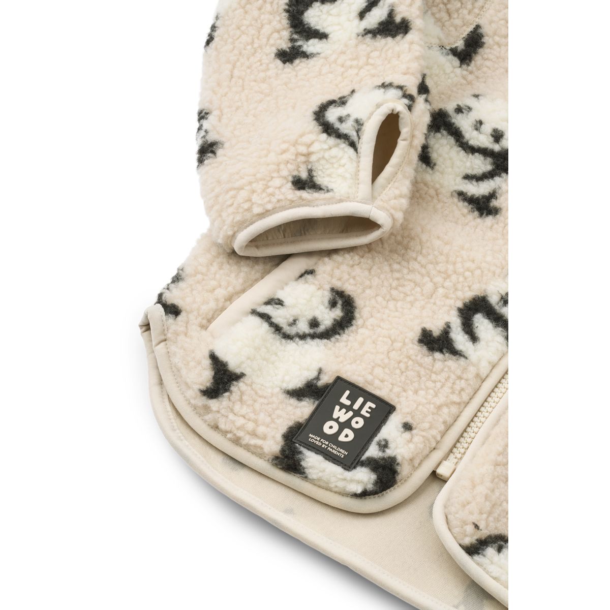 Liewood Veste Polaire NOLAN - Panda / Sandy - Veste