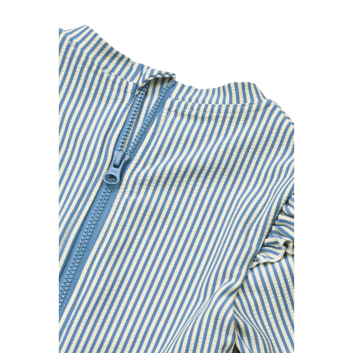 Liewood Combinaison De Bain En Crépon De Coton Sille - Riverside / Creme de la creme - Maillot de bain