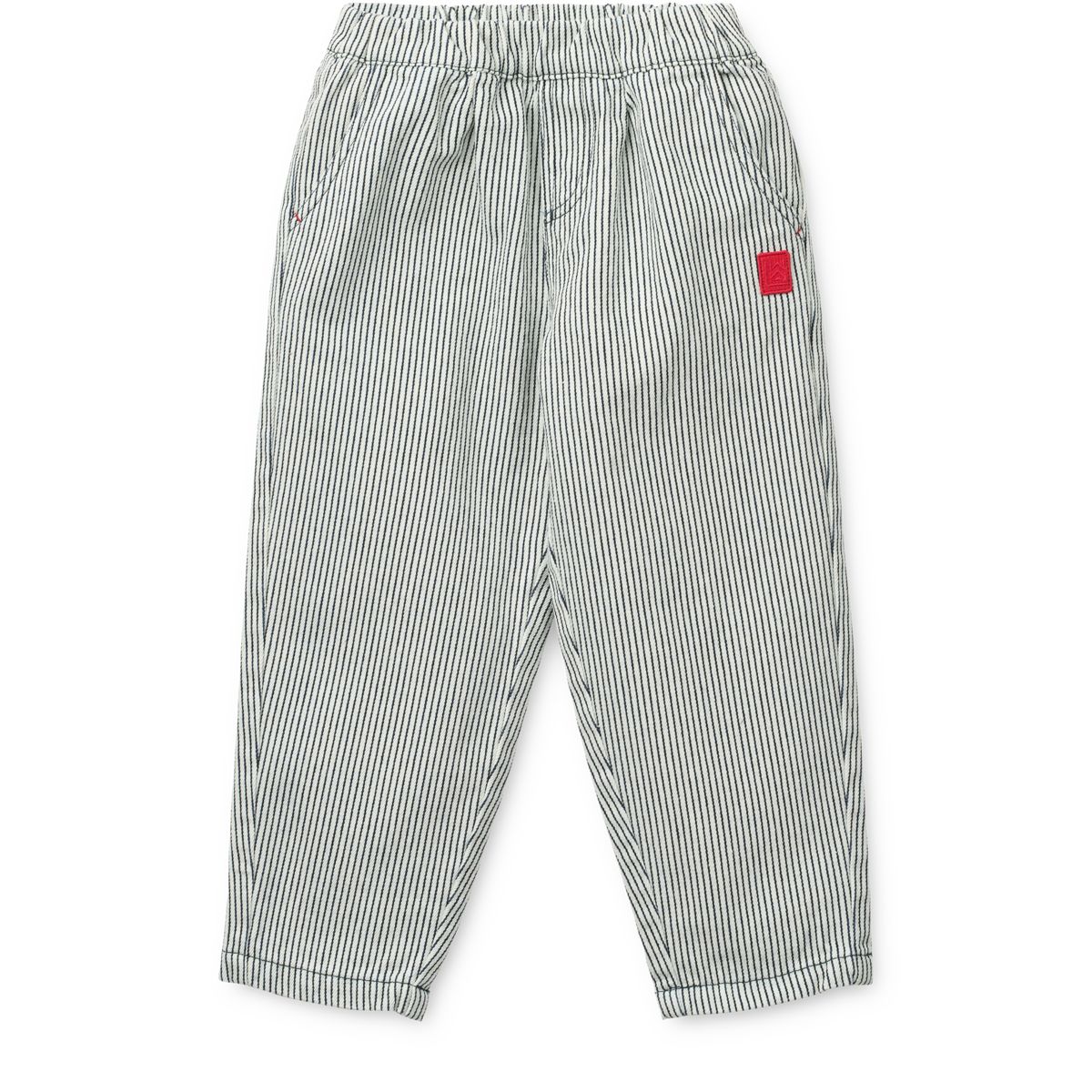 Liewood Jean à Rayures BORRIS - Classic navy / Creme de la creme - Pantalon