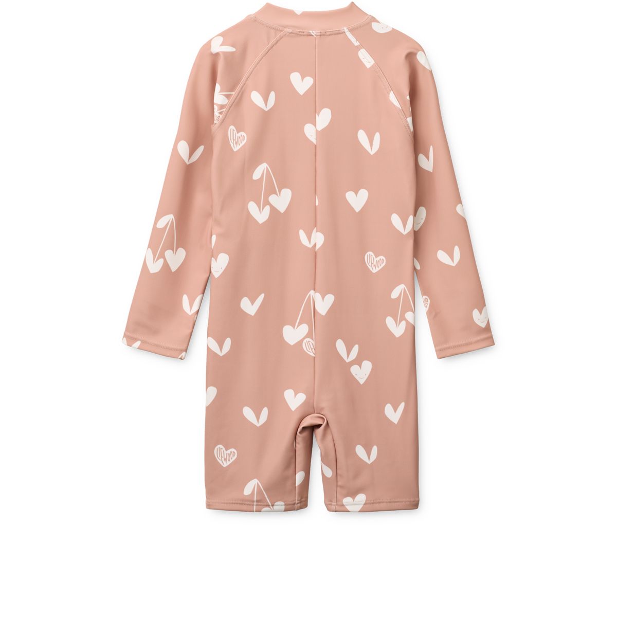 Liewood Combinaison Bain à Manches Longues MAX - Sweethearts / Pale tuscany - Maillot de bain