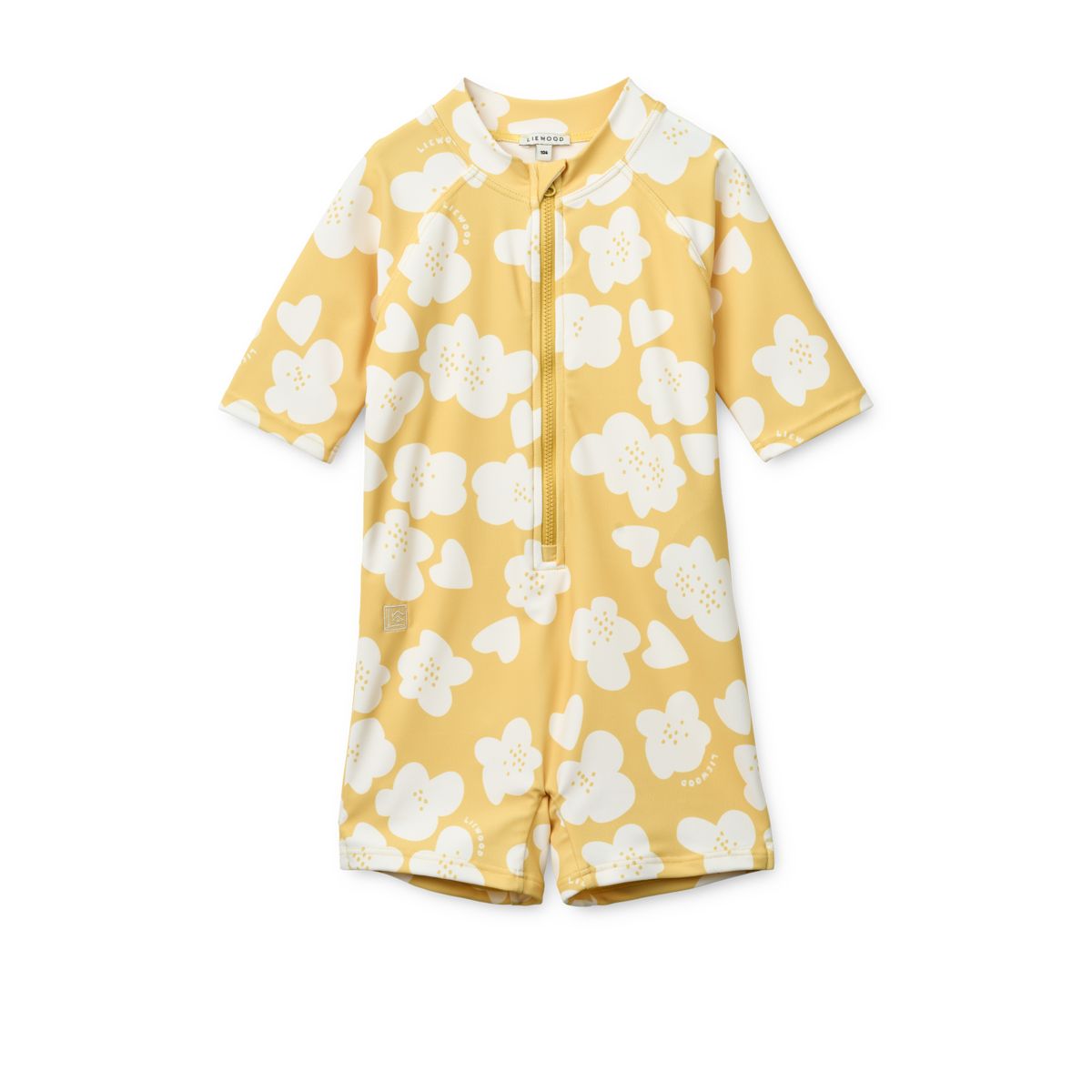 Liewood Combinaison de bain Max - Flower / Lemon yellow - Maillot de bain