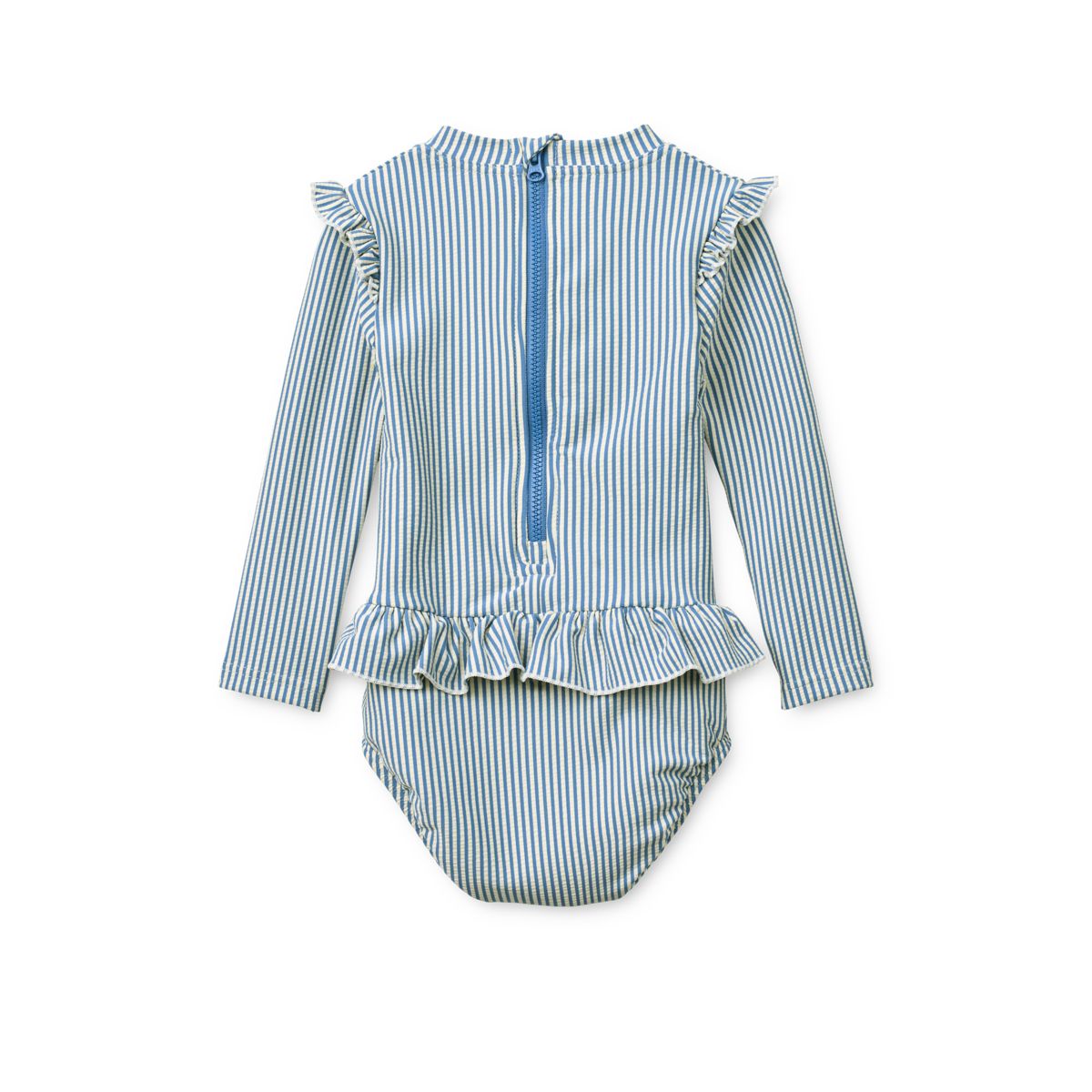 Liewood Maillot de bain bébé en tissu gaufré SILLE - Riverside / Creme de la creme - Maillot de bain