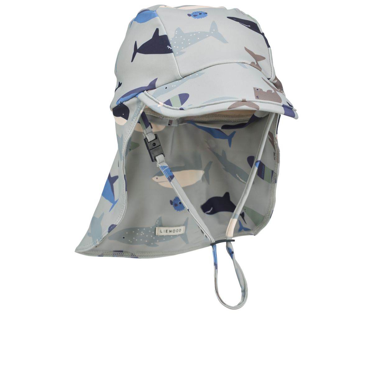 Liewood Chapeau de bain CECILIA - Shark / Dove blue - CHAPEAU DE BAIN