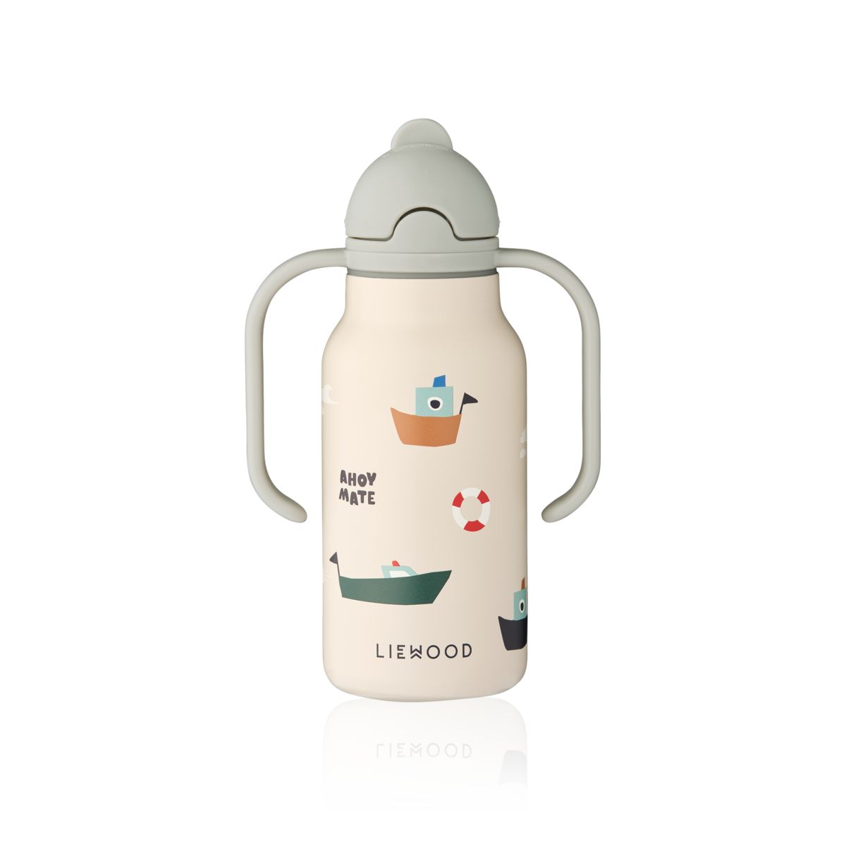 Liewood Bouteille d'eau en acier KIMMIE 250 ml - Sailing / Sandy - Goude eau