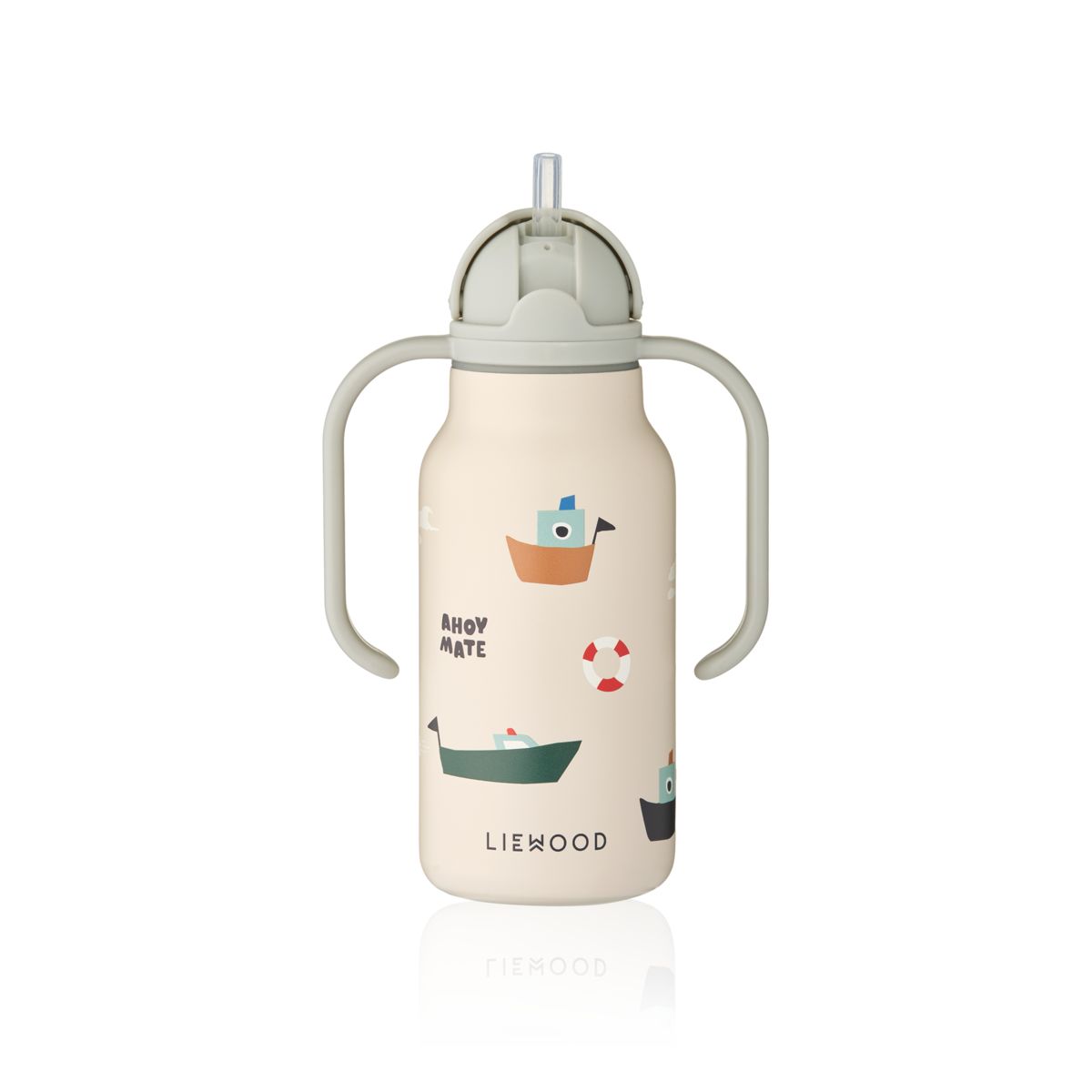 Liewood Bouteille d'eau en acier KIMMIE 250 ml - Sailing / Sandy - Goude eau