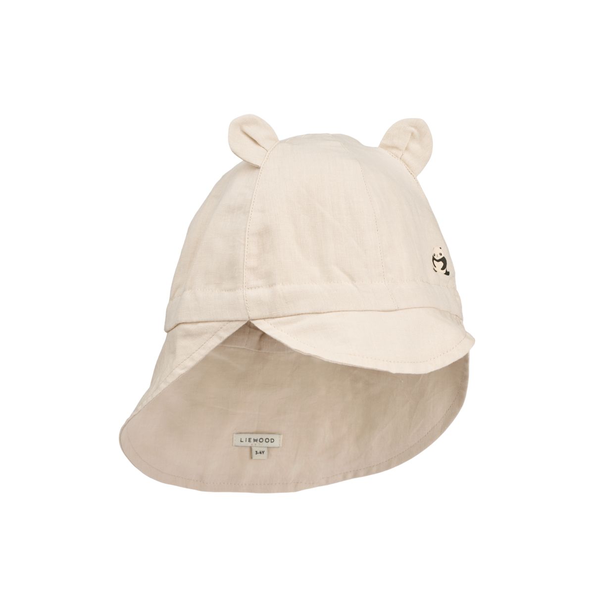 Liewood Chapeau de soleil en lin Gorm - Panda / Sandy - Chapeaux & Casquettes