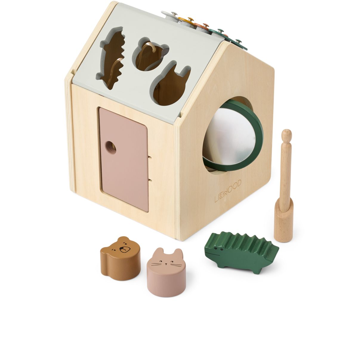 Liewood Cube d'Éveil LUCAS - Tuscany rose multi mix - JOUET D'ACTIVITÉ