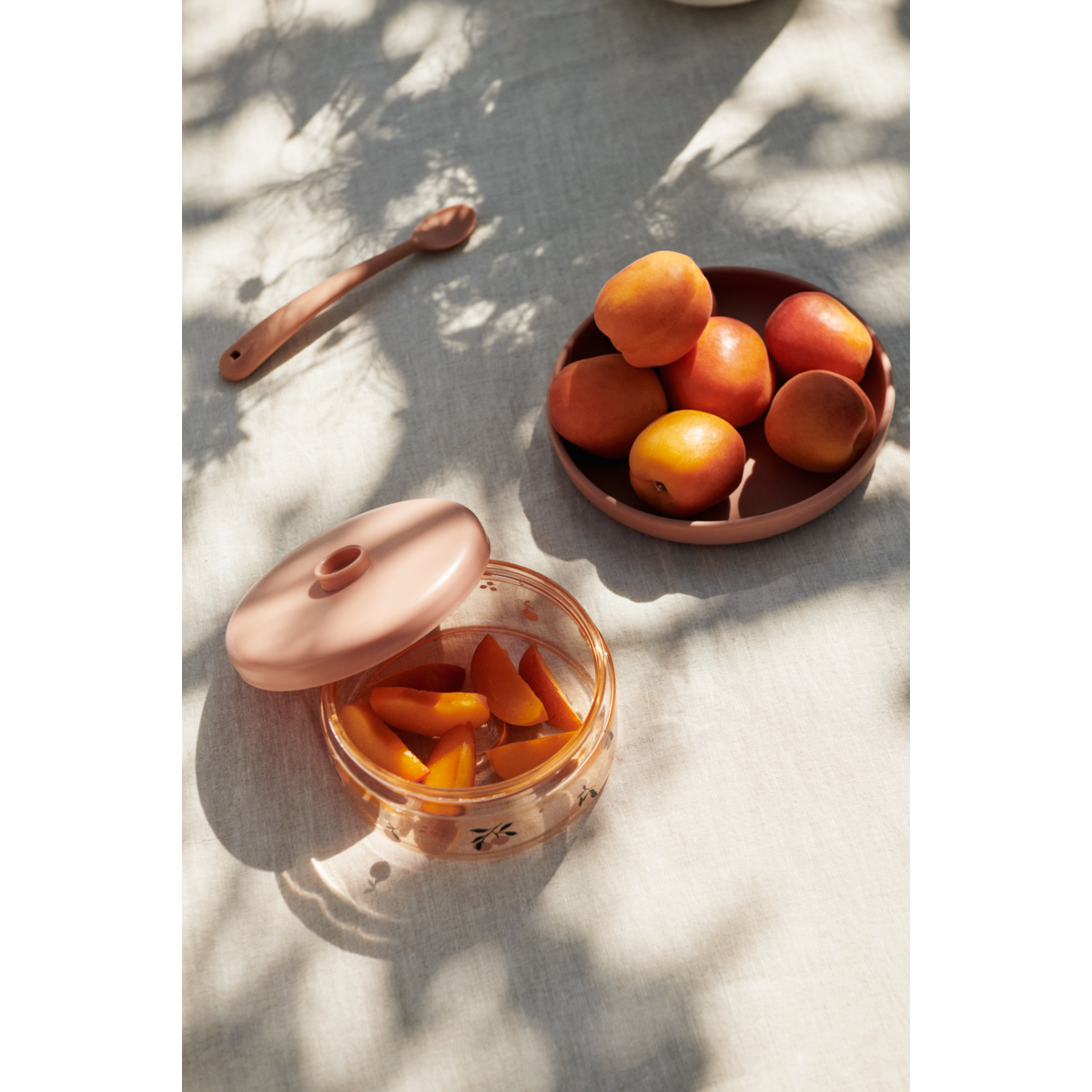 Liewood Boîtes alimentaires pour bébé DOMINIQUE 500 ml - Peach / Sea shell - Boïte à goûter