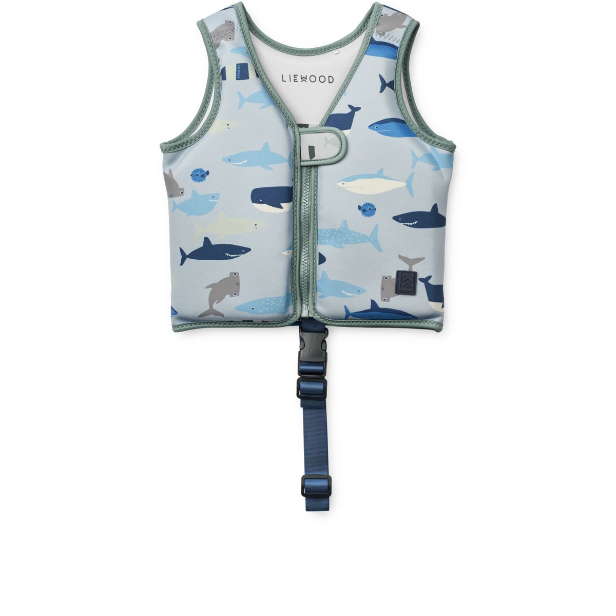 Liewood Gilet De Natation Dove - Shark / Dove blue - Gilet de natation
