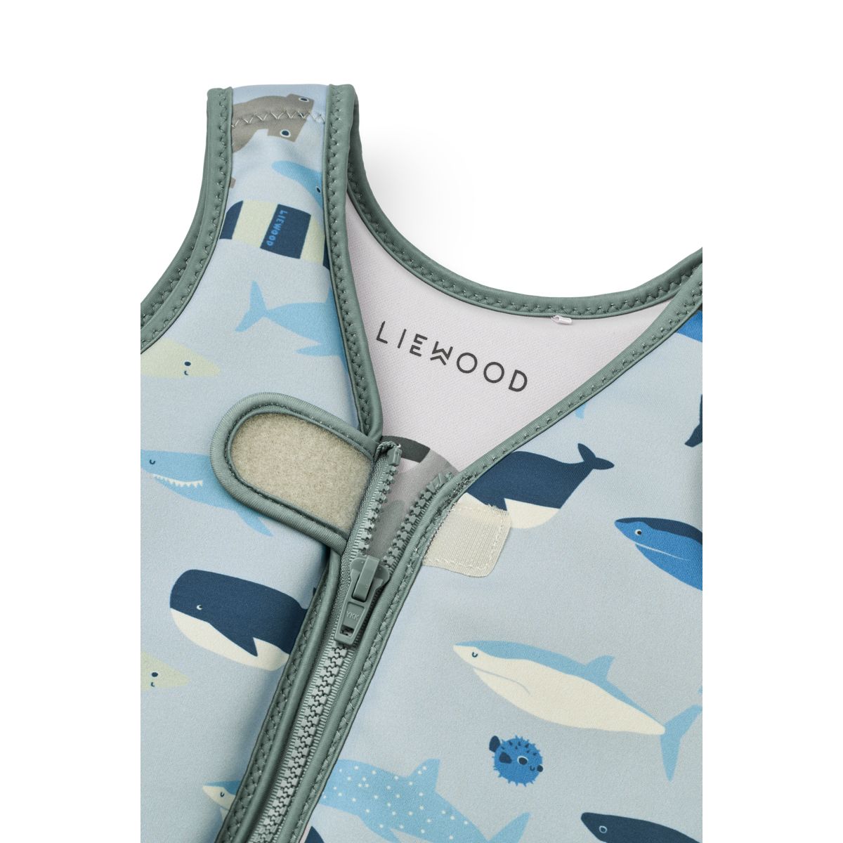 Liewood Gilet De Natation Dove - Shark / Dove blue - Gilet de natation