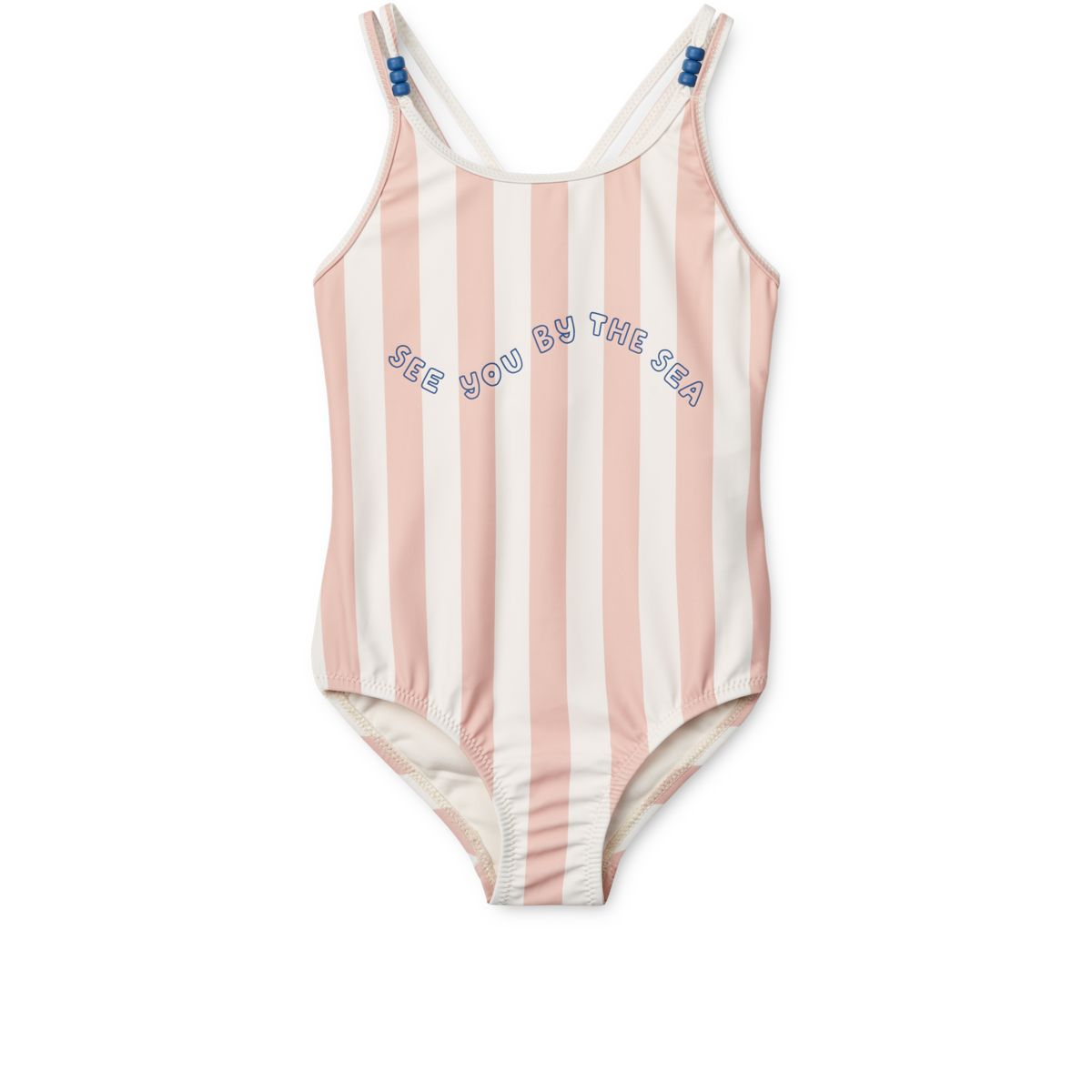 Liewood Maillot de Bain à Rayures SUNA - Y/D stripe Sorbet rose / Creme de la creme - Maillot de bain