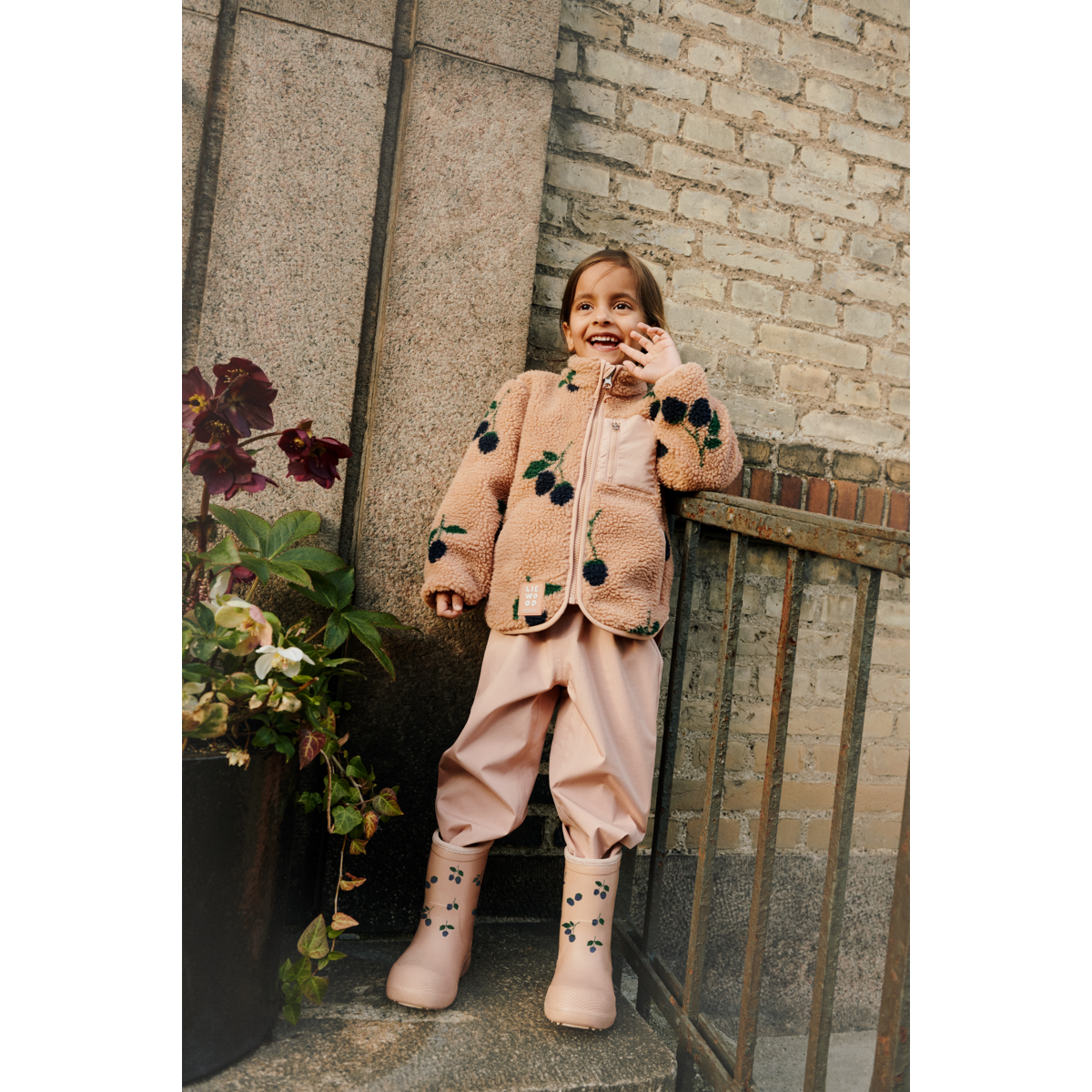 Liewood Bottes de pluie ASTON - Berry / Pale Tuscany - Botte de pluie