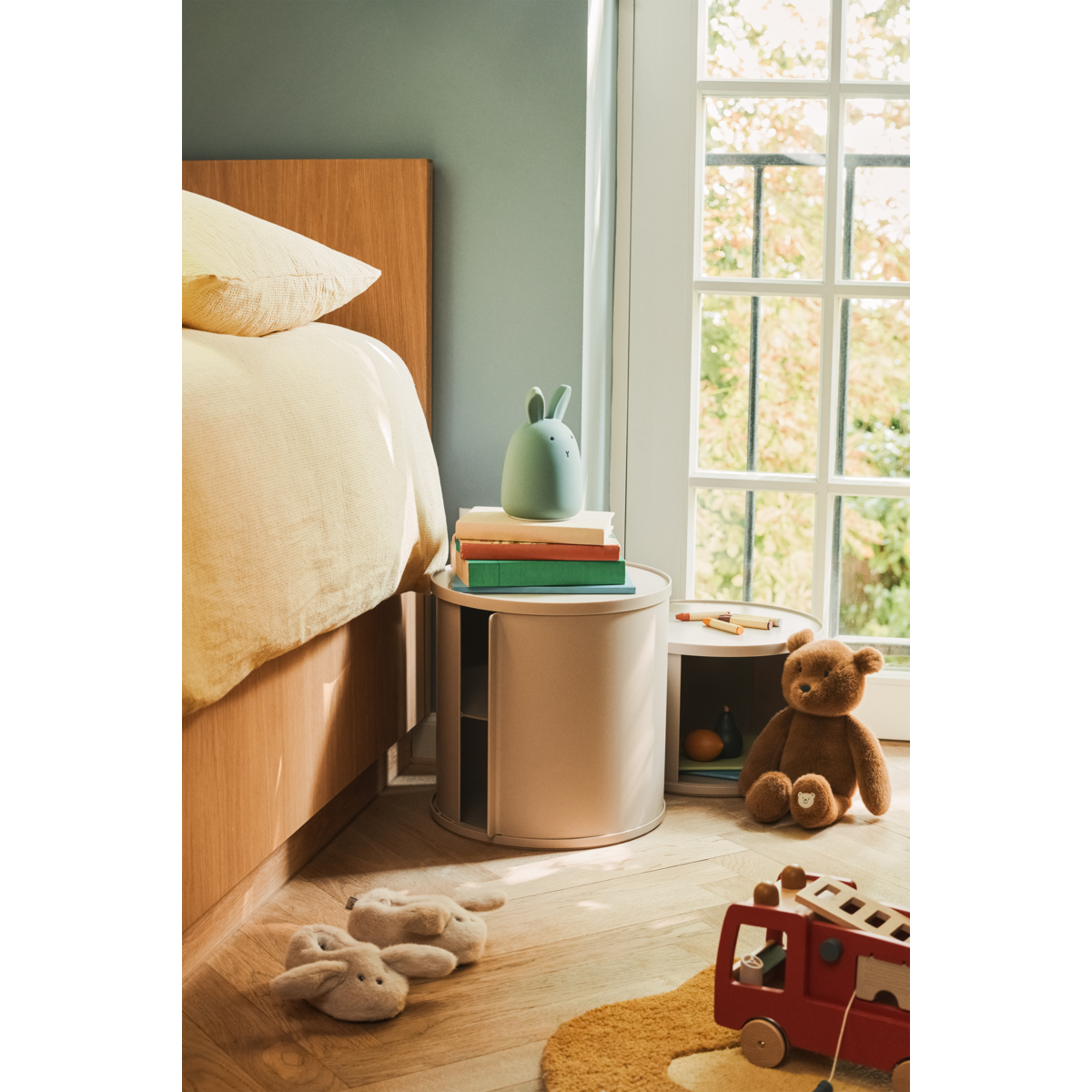 Liewood Table de chevet Damien - Sandy - Table de chevet