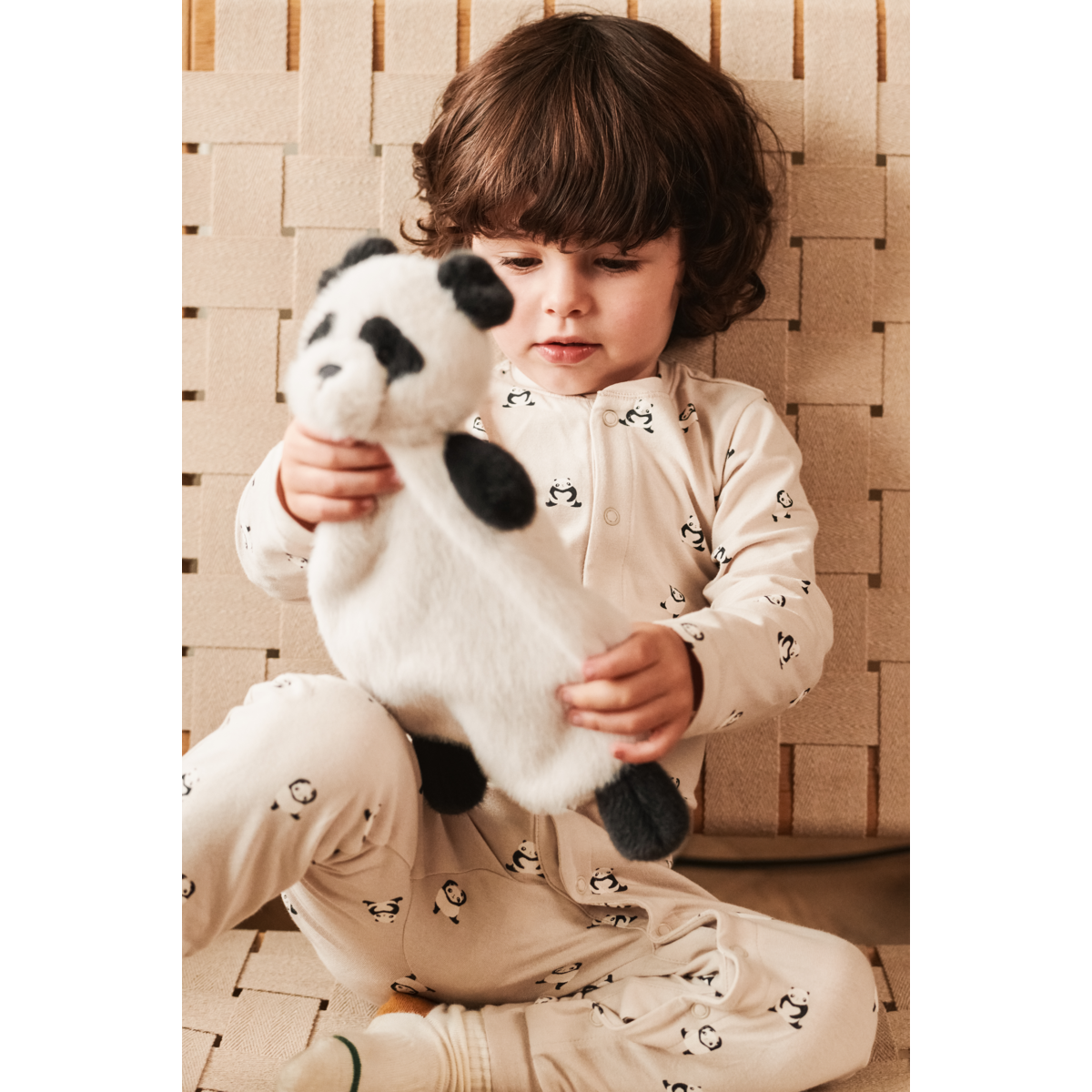 Liewood Combinaison Pyjama à Imprimé BIRK - Mini panda / Sandy - Combinaison de pyjama