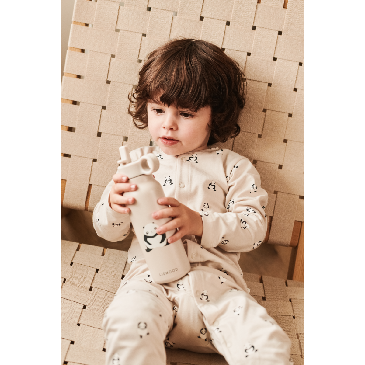Liewood Combinaison Pyjama à Imprimé BIRK - Mini panda / Sandy - Combinaison de pyjama