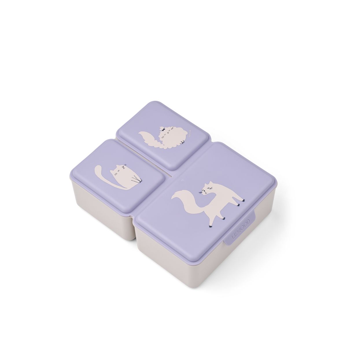 Liewood Boîte à déjeuner DRISS - Cat / Warm lilac - Boîte à goûter