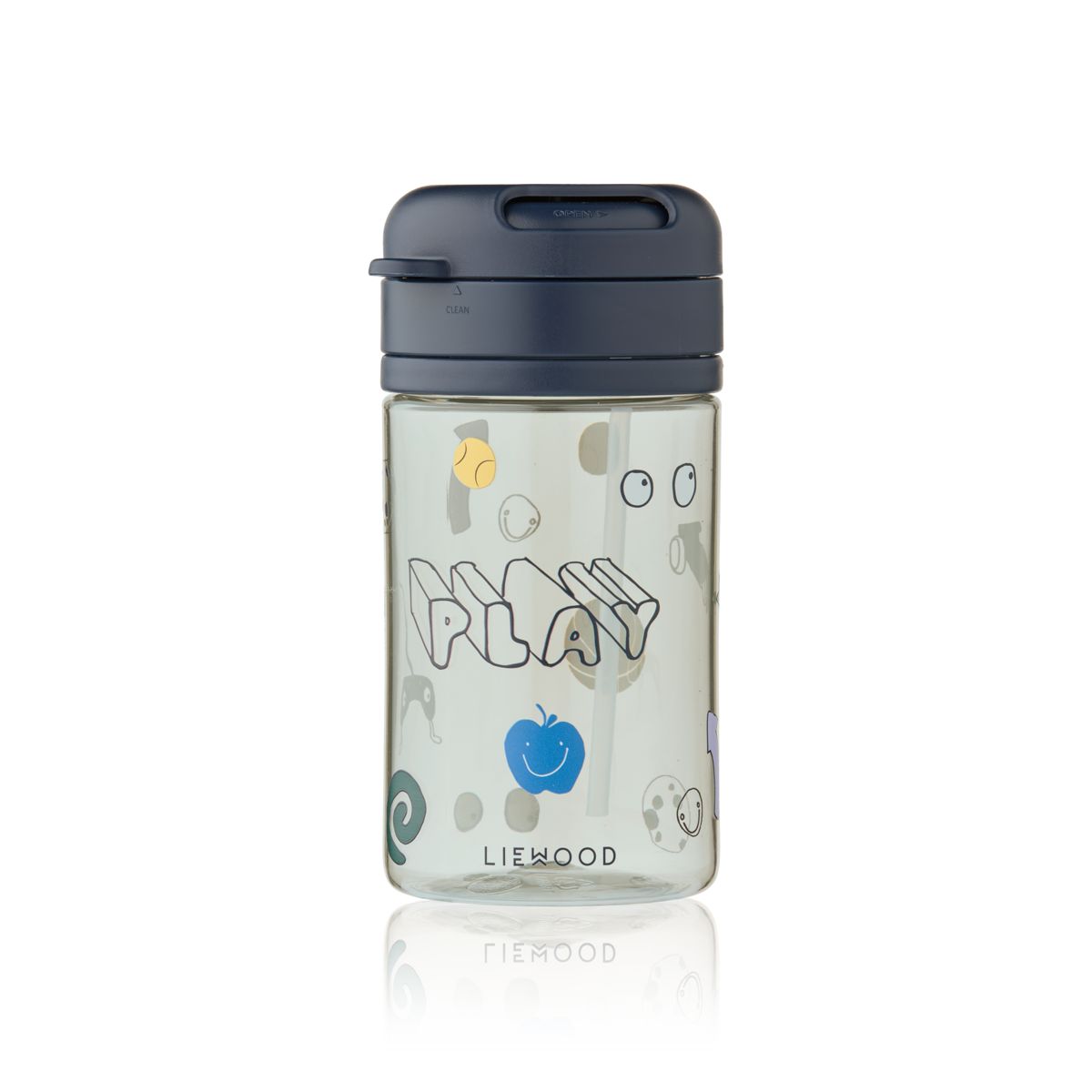 Liewood Gobelet à paille en Tritan PAVIA 500 ml - Play / Dusty Peppermint - Gobelet