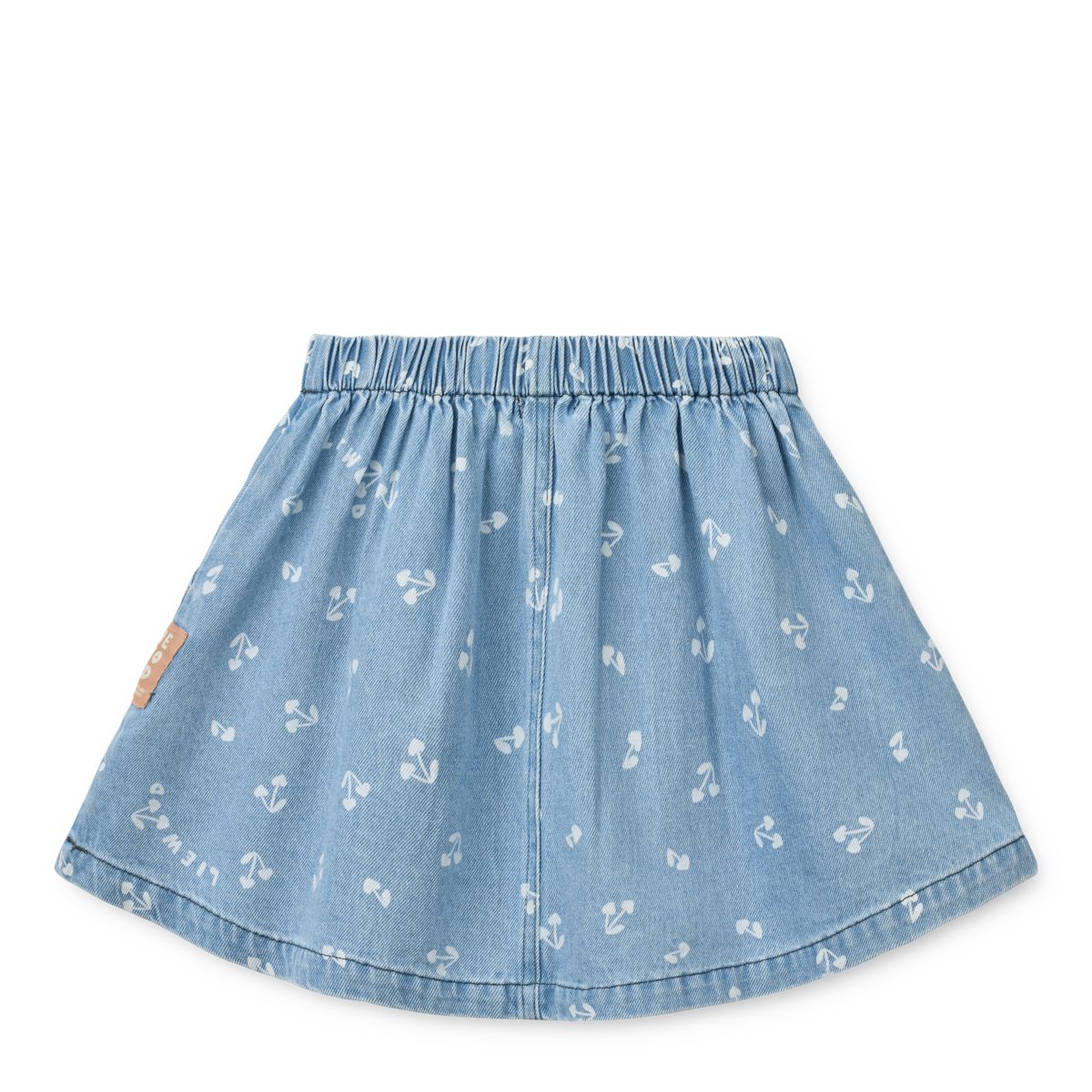Liewood Jupe en jean léger à imprimé RIO - Cherry heart sandy / Denim - Jupes