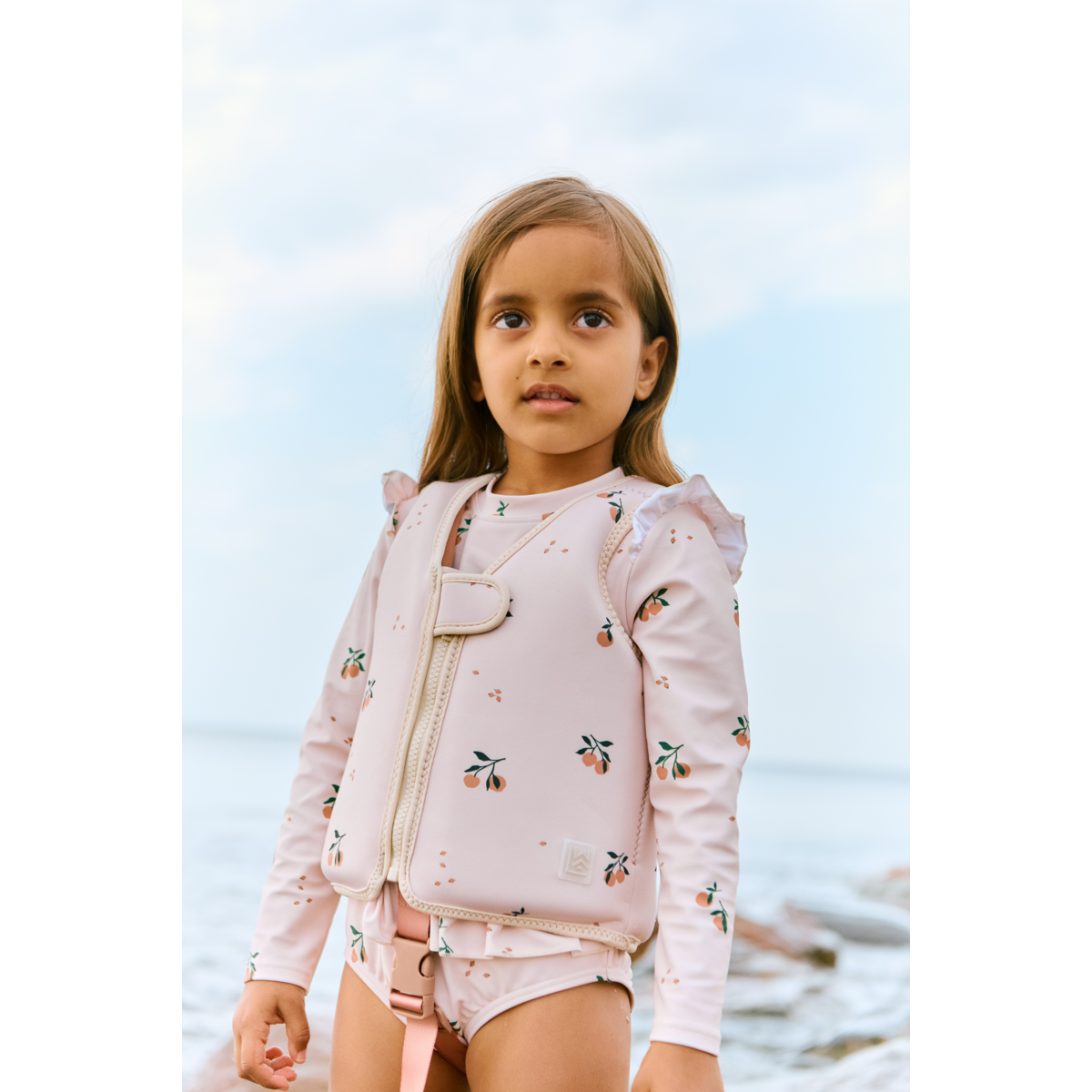 Liewood Maillot de bain imprimé Sille - Peach / Sea shell - Maillot de bain