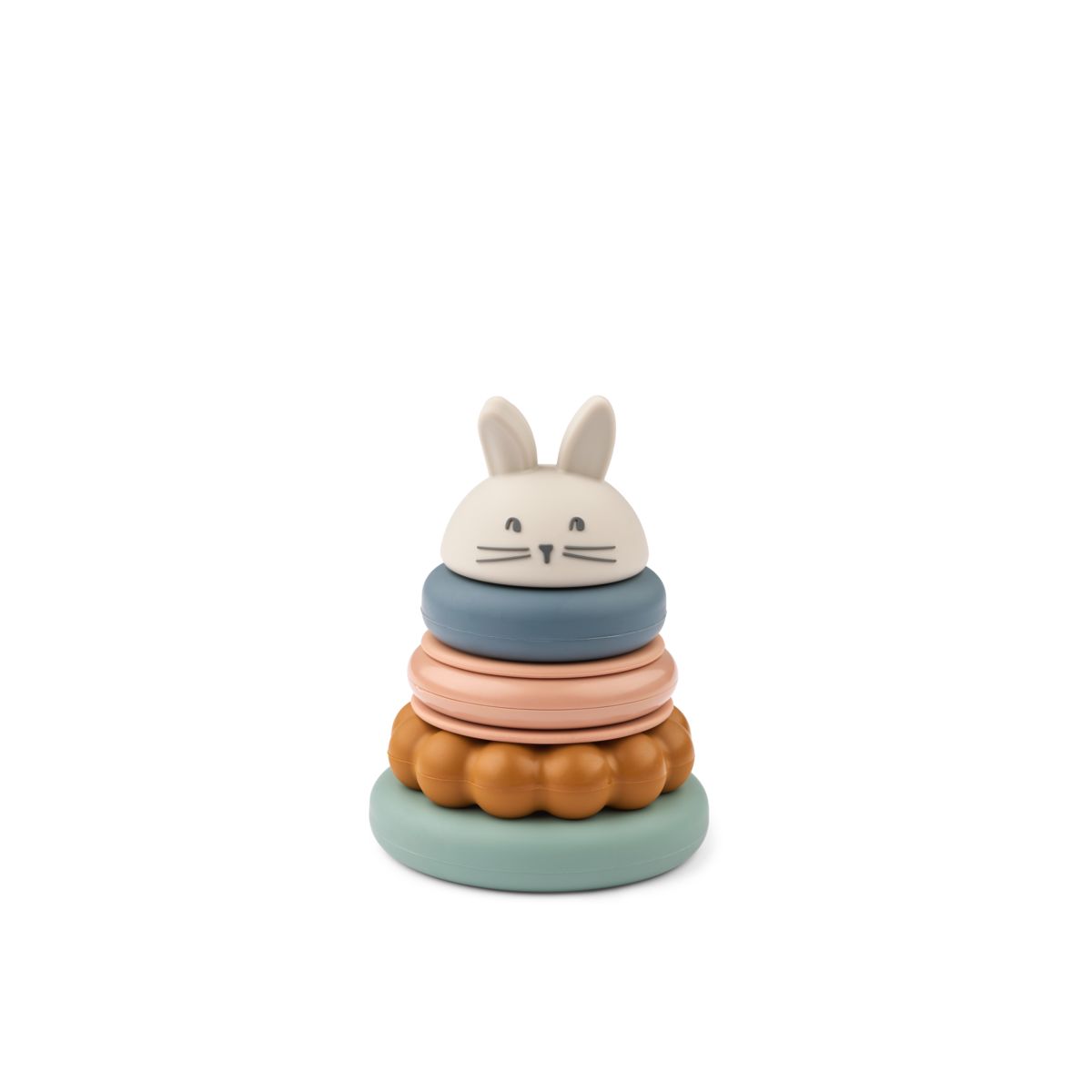 Liewood Tour d'Empilage en Silicone DONATA - Sandy multi mix - Tour d'empilage