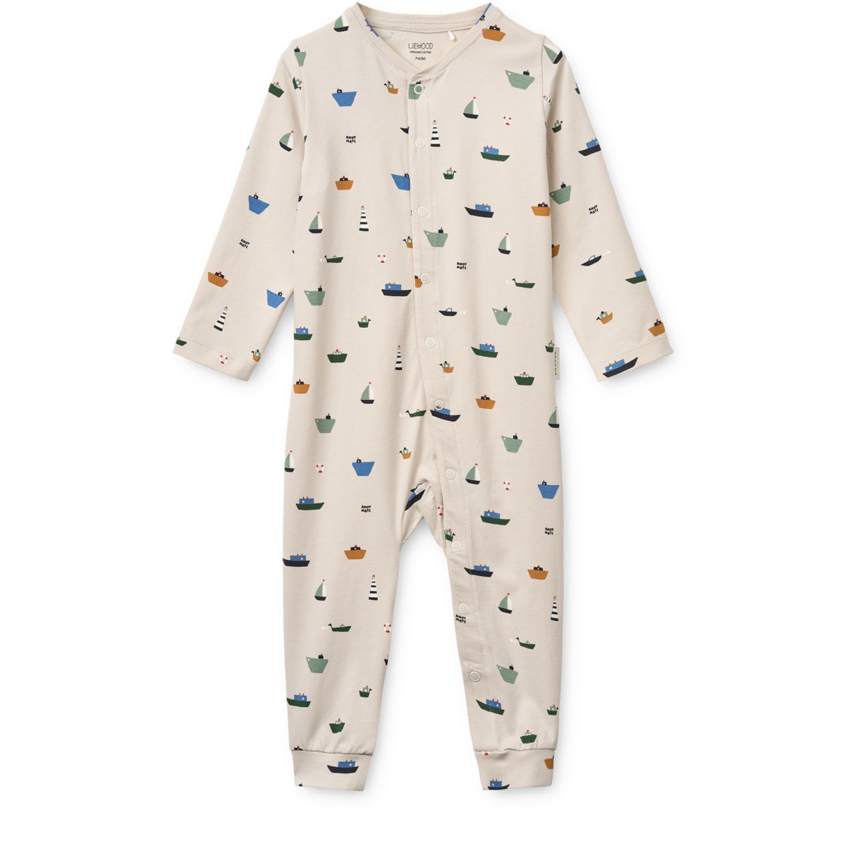 Liewood Combinaison Pyjama à Imprimé BIRK - Mini sailing / Sandy - Combinaison de pyjama