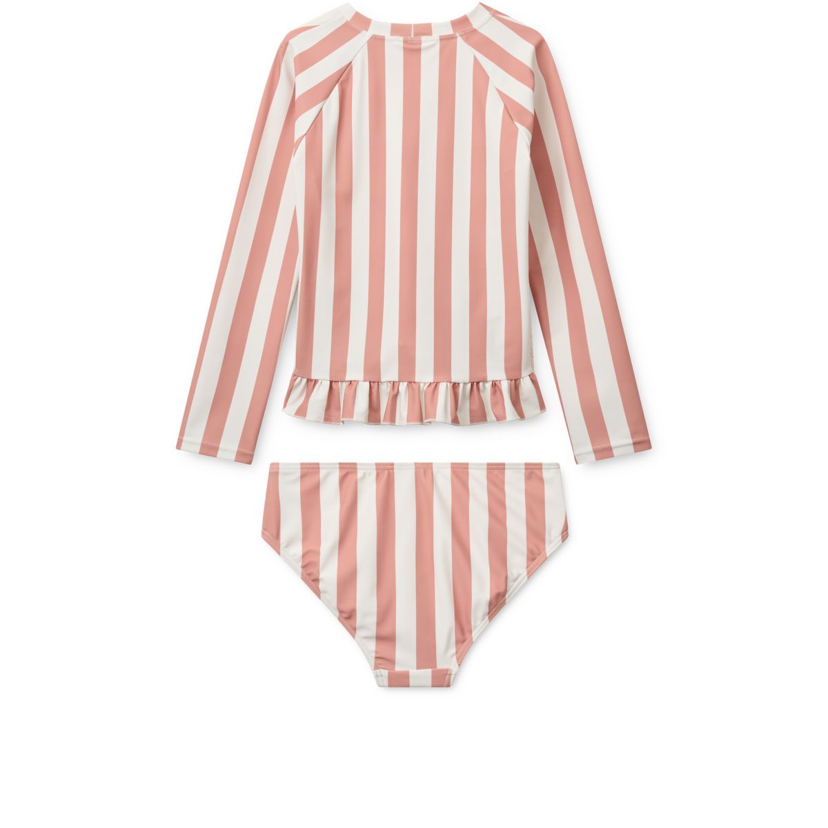 Liewood Ensemble de Bain à Rayures DAGNY - Coral blush / creme de la creme stripe - ENSEMBLE DE NATATION