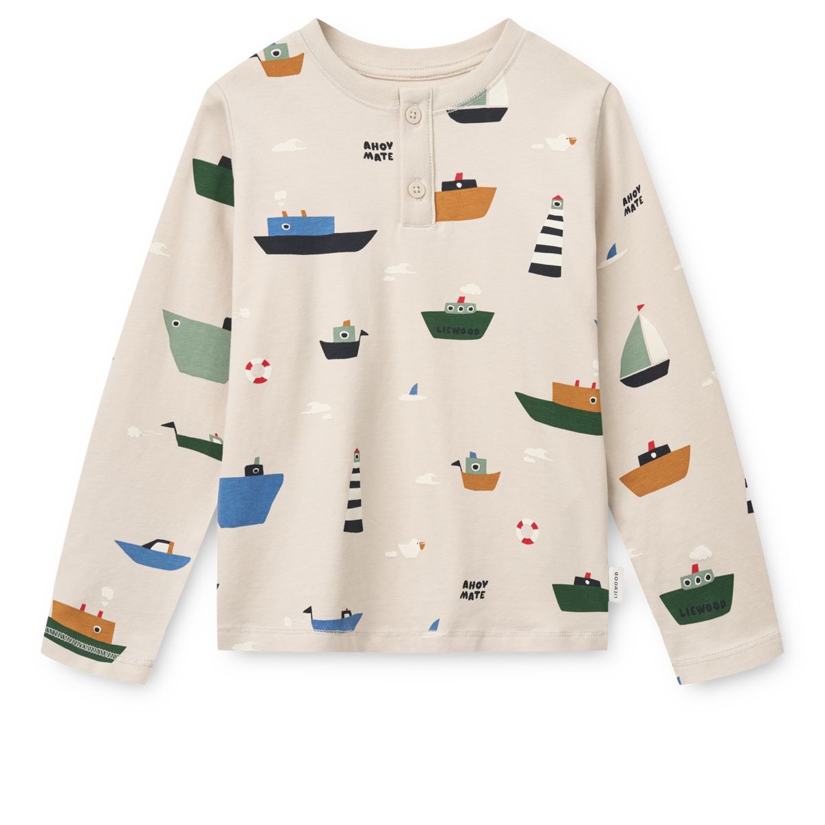 Liewood Ensemble de Pyjama à Imprimé WILHELM - Sailing / Sandy - Ensemble pyjama