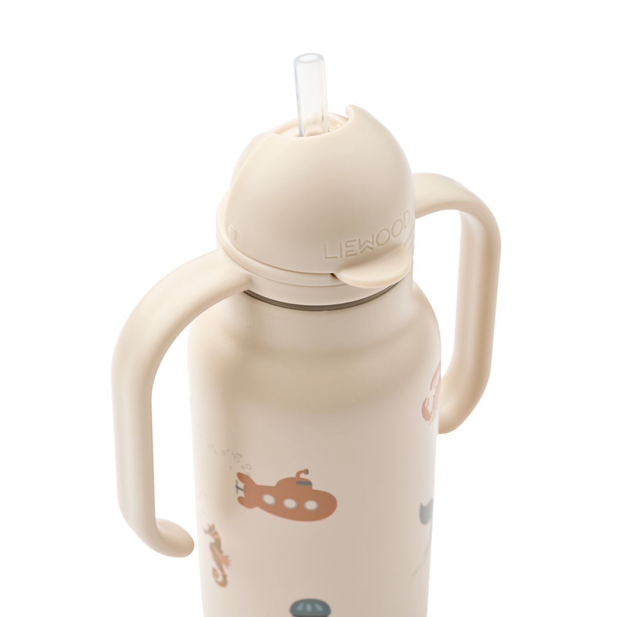 Liewood Bouteille d'eau en acier KIMMIE 250 ml - Sea creature / Sandy - Goude eau