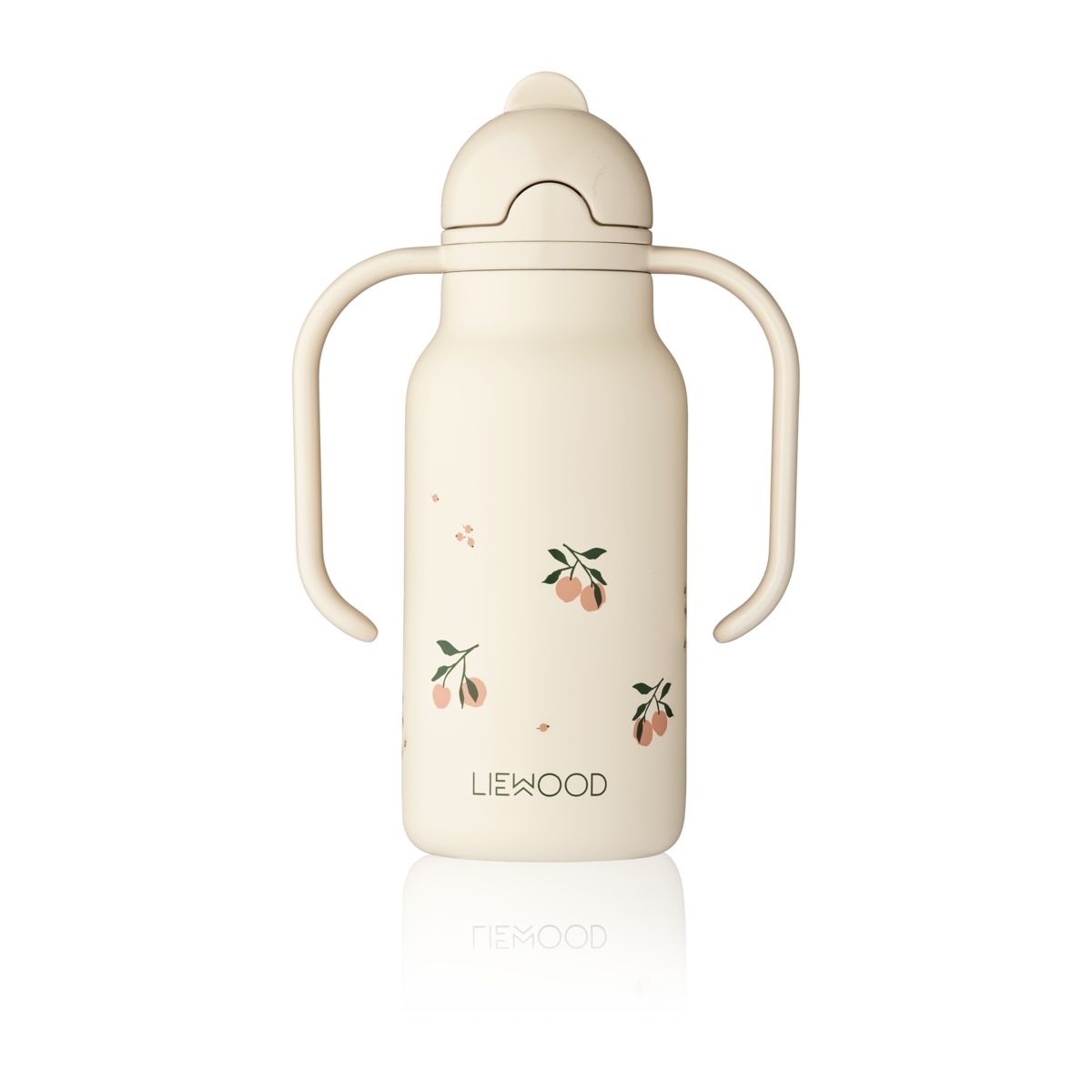 Liewood Bouteille d'eau en acier KIMMIE 250 ml - Peach / Sea shell - Goude eau