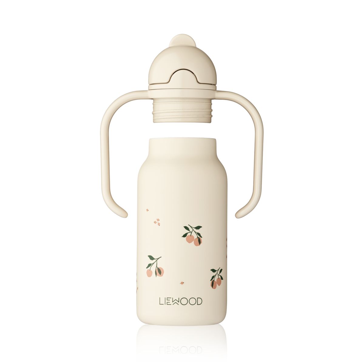 Liewood Bouteille d'eau en acier KIMMIE 250 ml - Peach / Sea shell - Goude eau