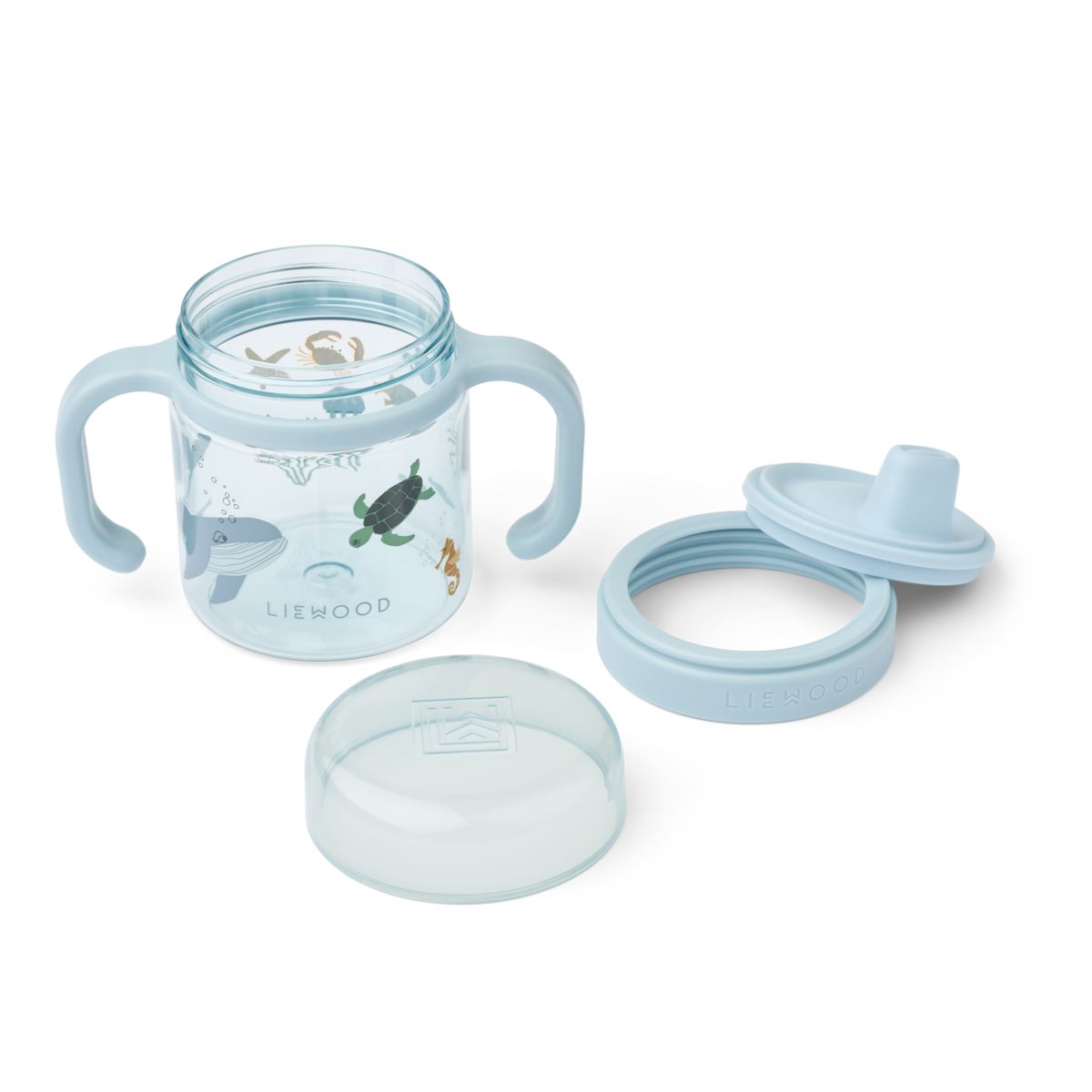 Liewood Tasse à Bec KYLO en Tritan - Sea creature / Sandy - Gobelet