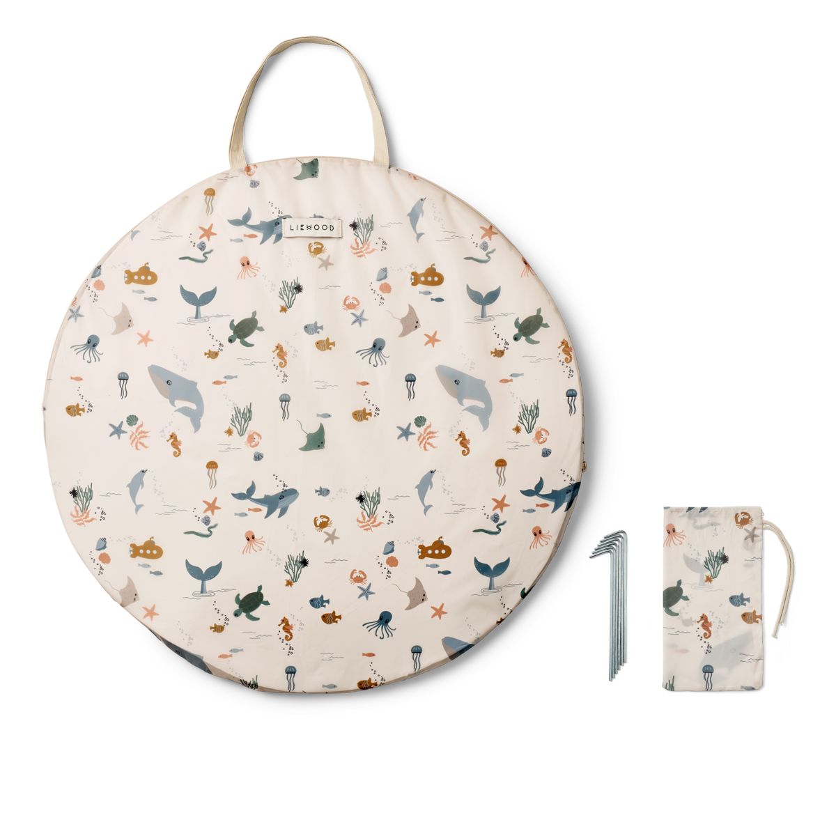 Liewood Tente De Plage Pop-Up Cassie - Sea creature / Sandy - TENTE