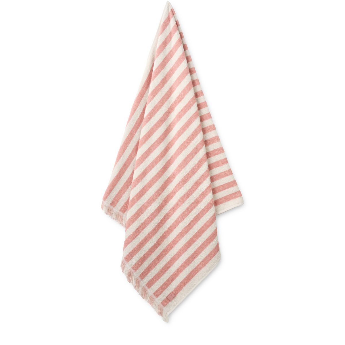 Liewood Serviette de bain d'été - Coral blush / creme de la creme stripe - Serviettes / Gants de toilettes