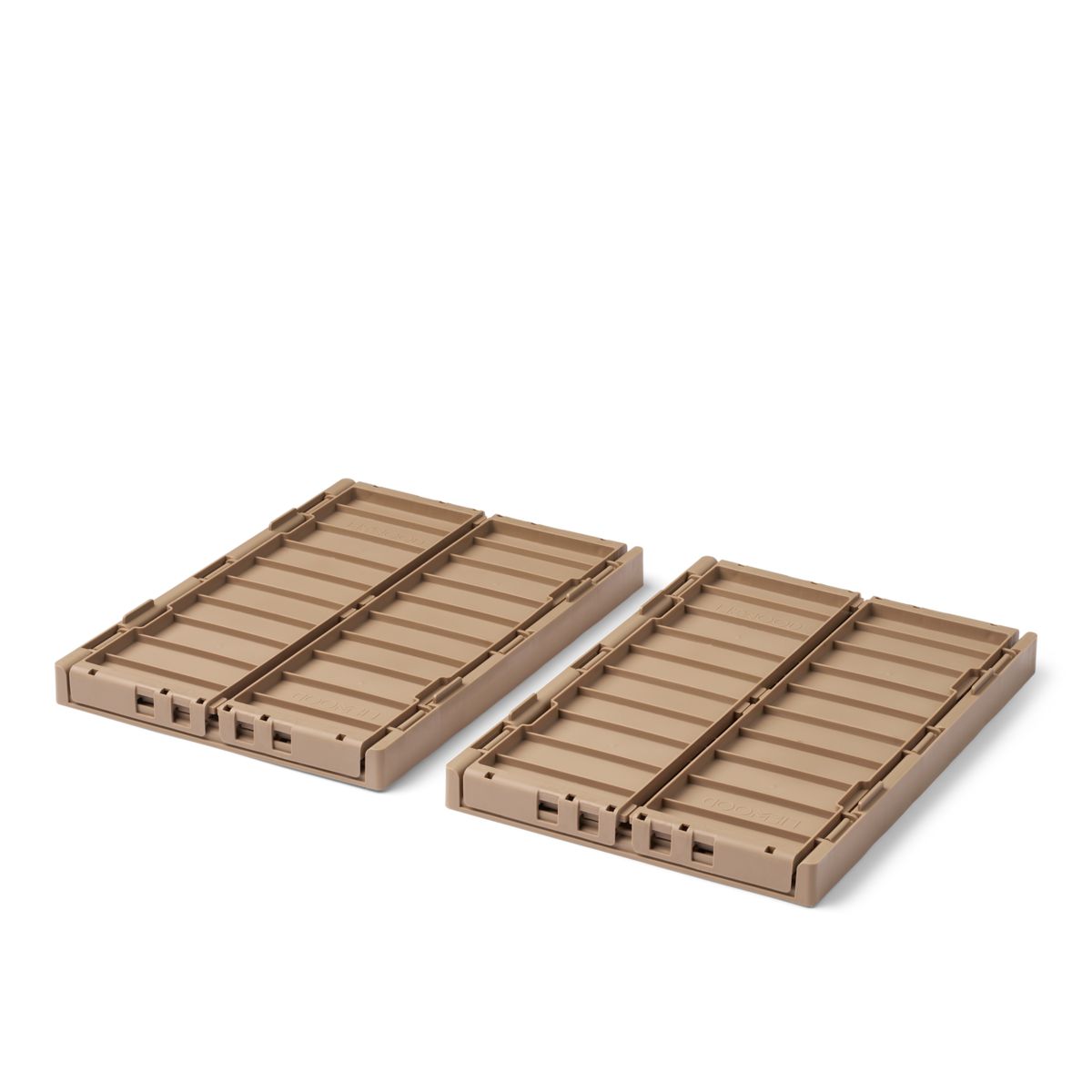 Liewood Boîtes de Rangement WESTON - MOYEN, Lot de 2 - Oat - Boîtes de rangement