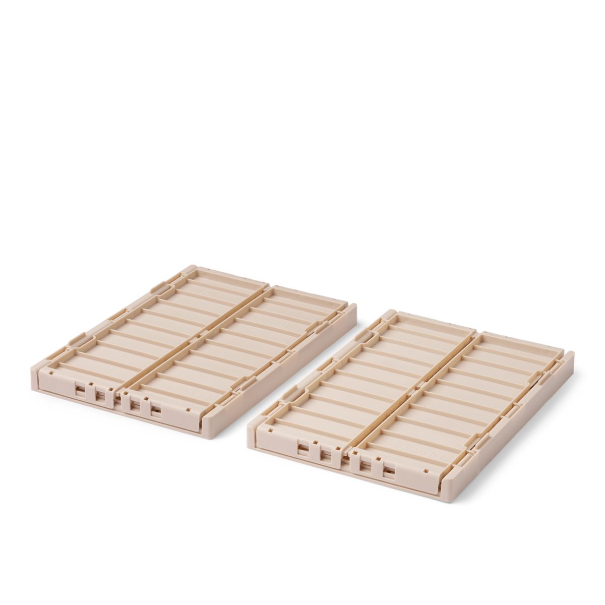 Liewood Boîtes de Rangement WESTON - MOYEN, Lot de 2 - Sandy - Boîtes de rangement
