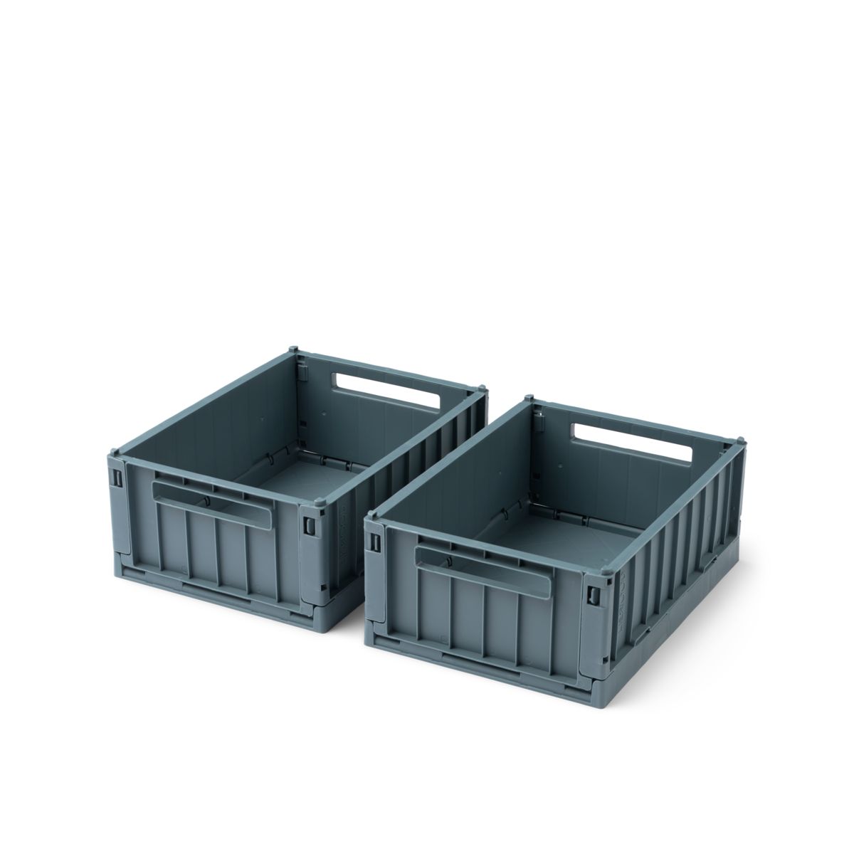 Liewood Boîtes de Rangement WESTON - PETIT, Lot de 2 - Whale blue - Boîtes de rangement
