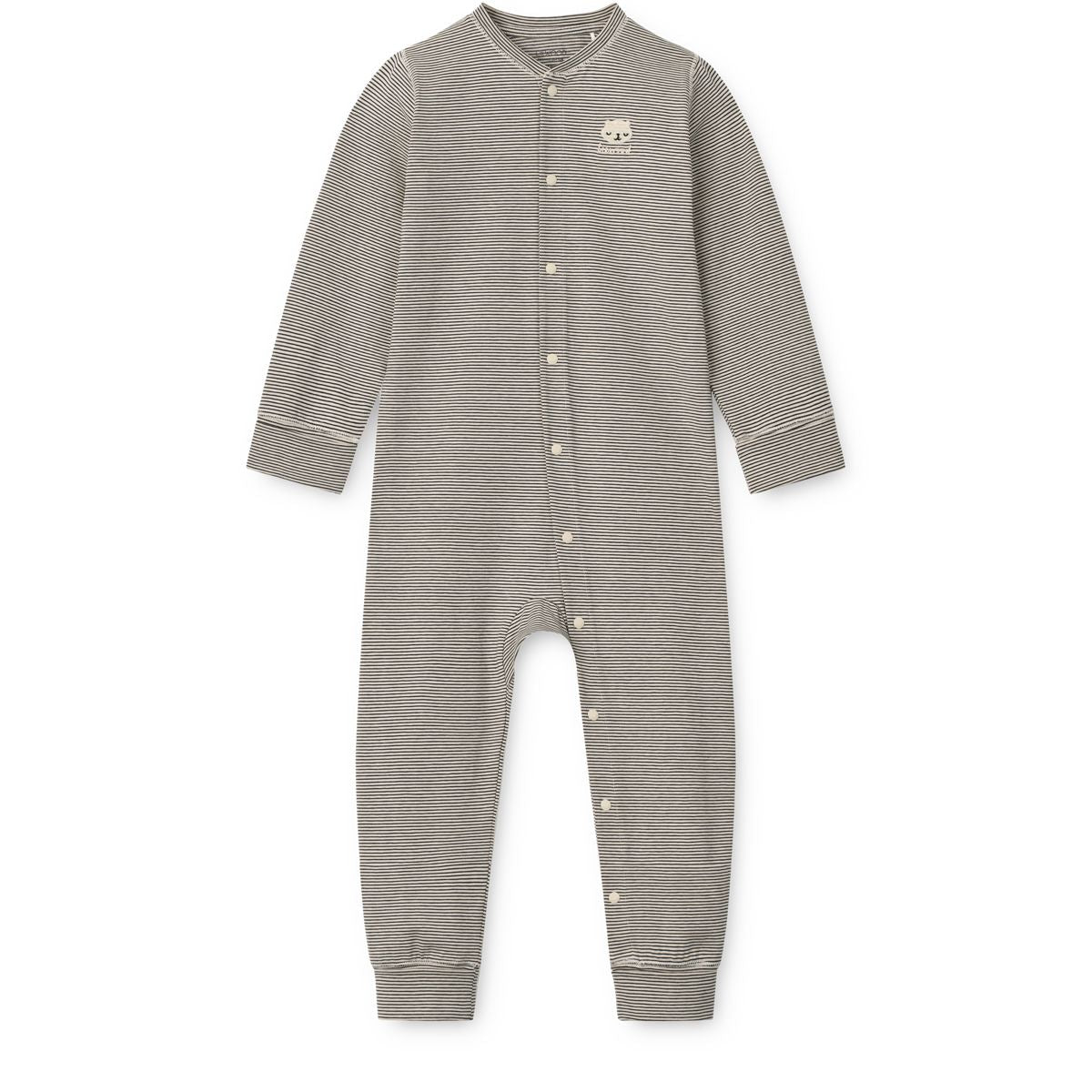 Liewood Combinaison pyjama rayée BIRK Grow - Y/D Sandy / Classic navy stripe - Combinaison de pyjama