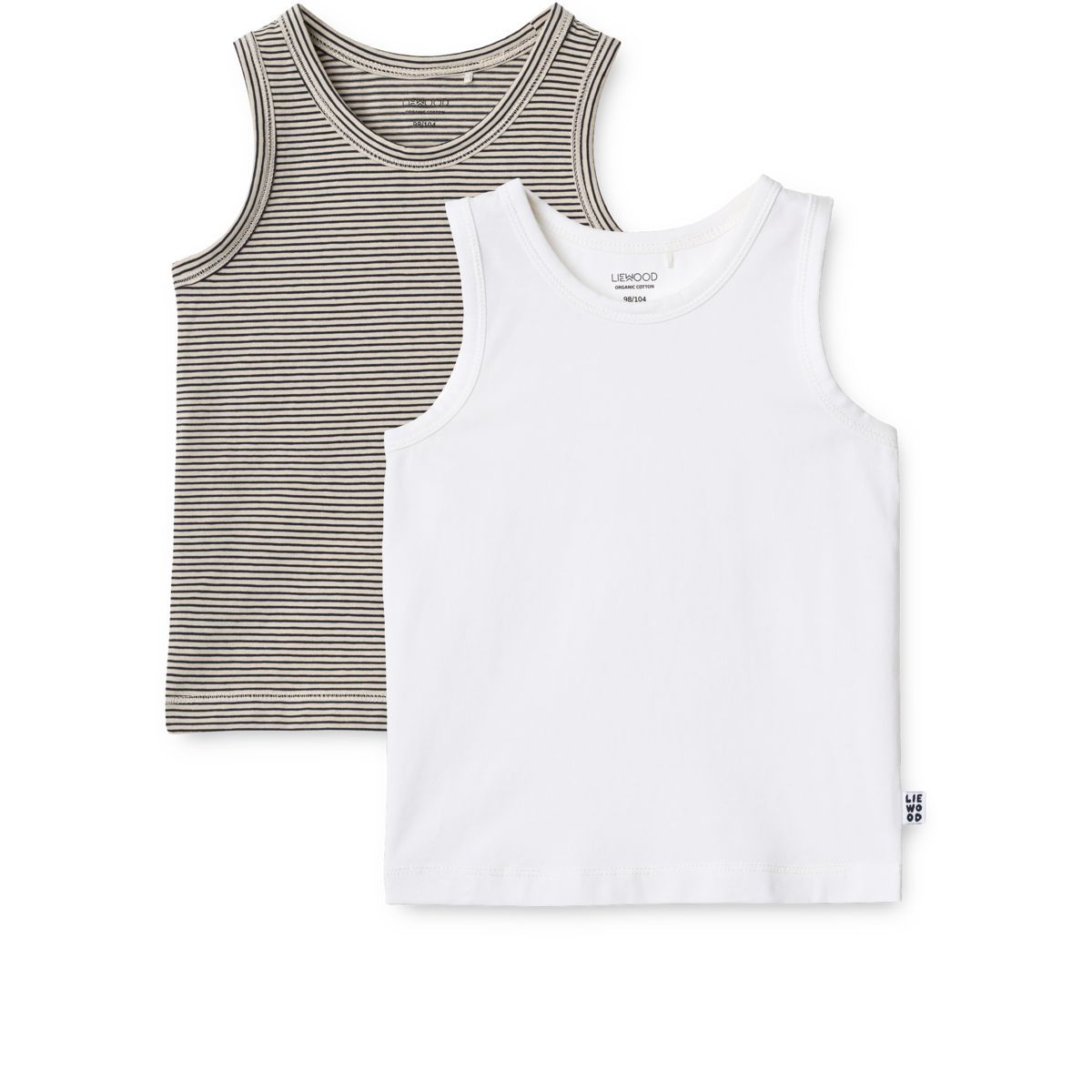 Liewood Débardeur FARIS, Lot de 2 - Stripe /Crisp white mix - Débardeur