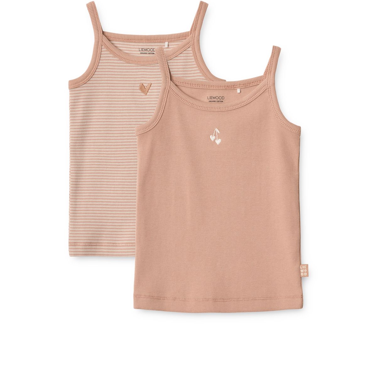 Liewood Débardeurs NAOMI, lot de 2 - Stripe /Pale tuscany mix - Débardeurs